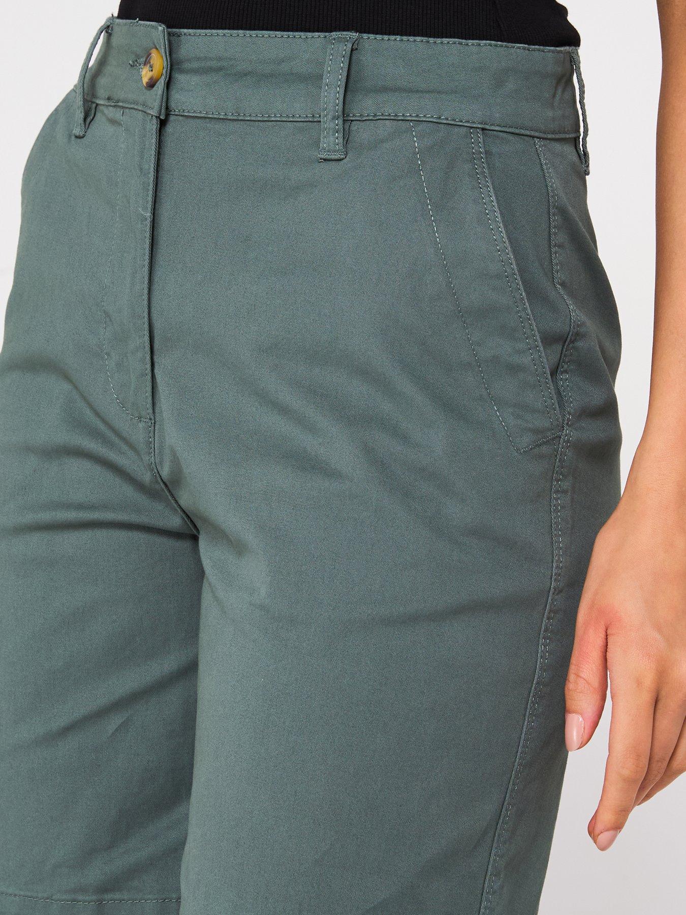  image of v-by-very-relaxed-chino-shorts-khaki