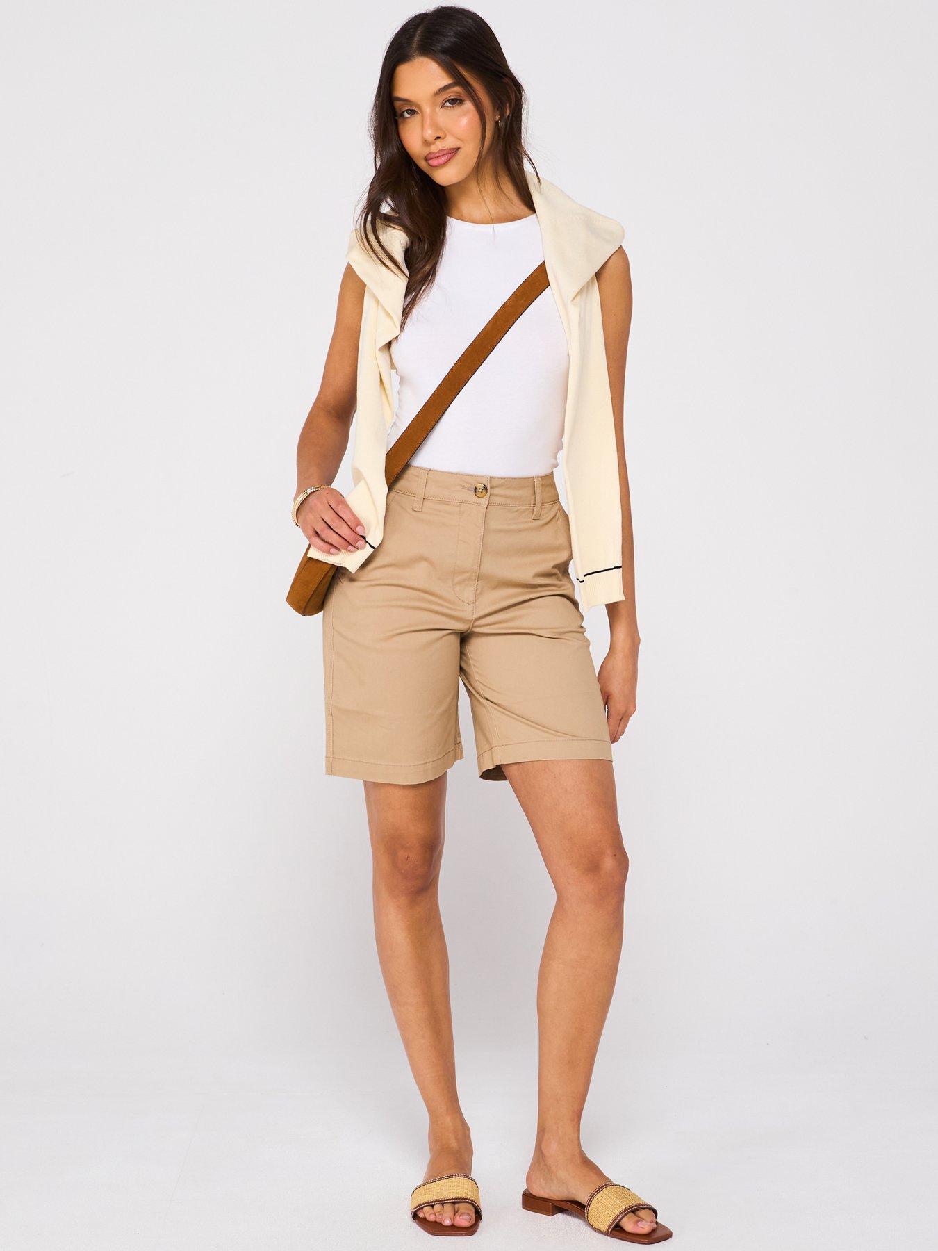  image of v-by-very-relaxed-chino-shorts-stone