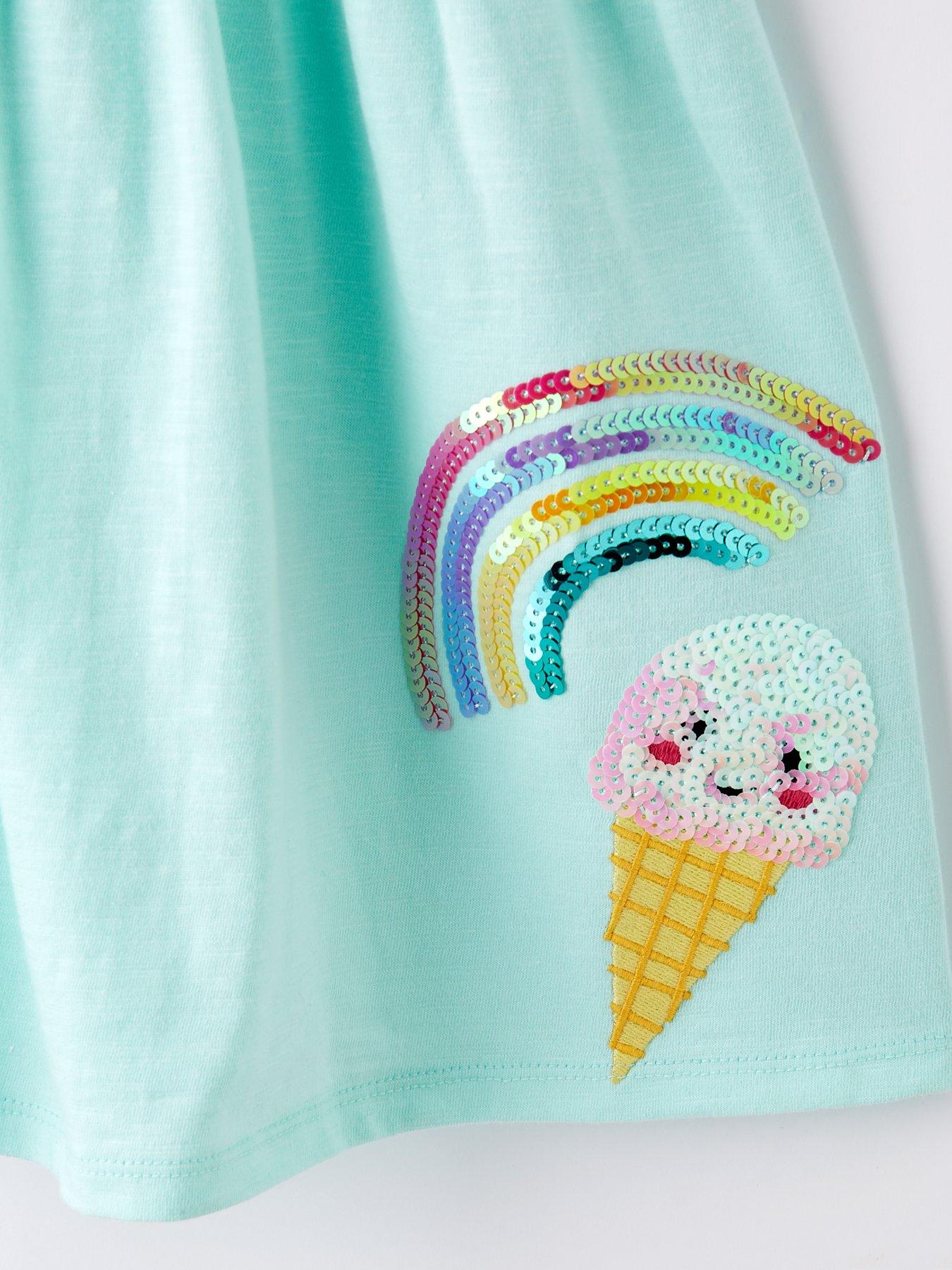  image of mini-v-by-very-girls-jersey-sunshine-dress-blue