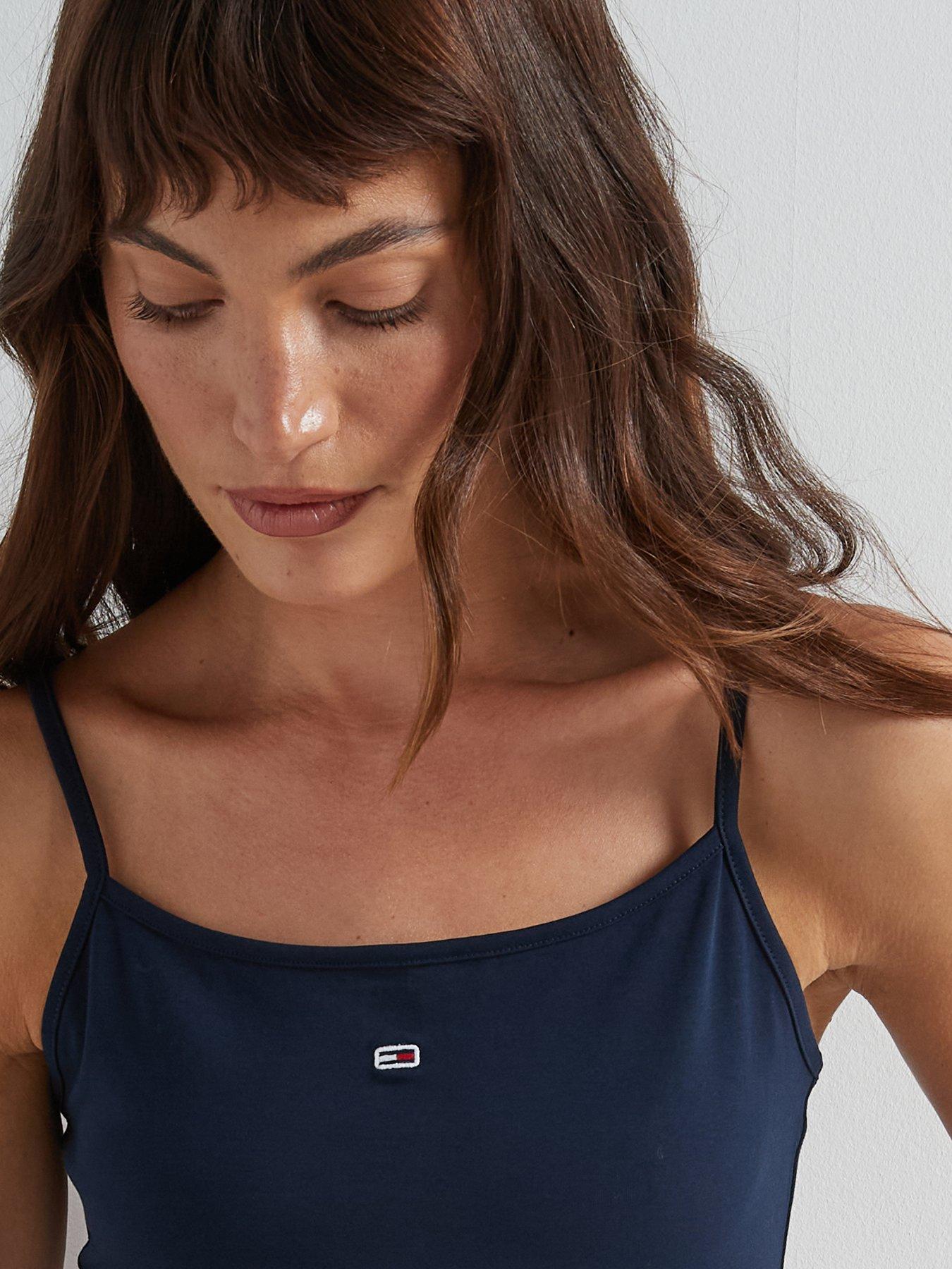  image of tommy-jeans-mini-badge-vest-top-navy