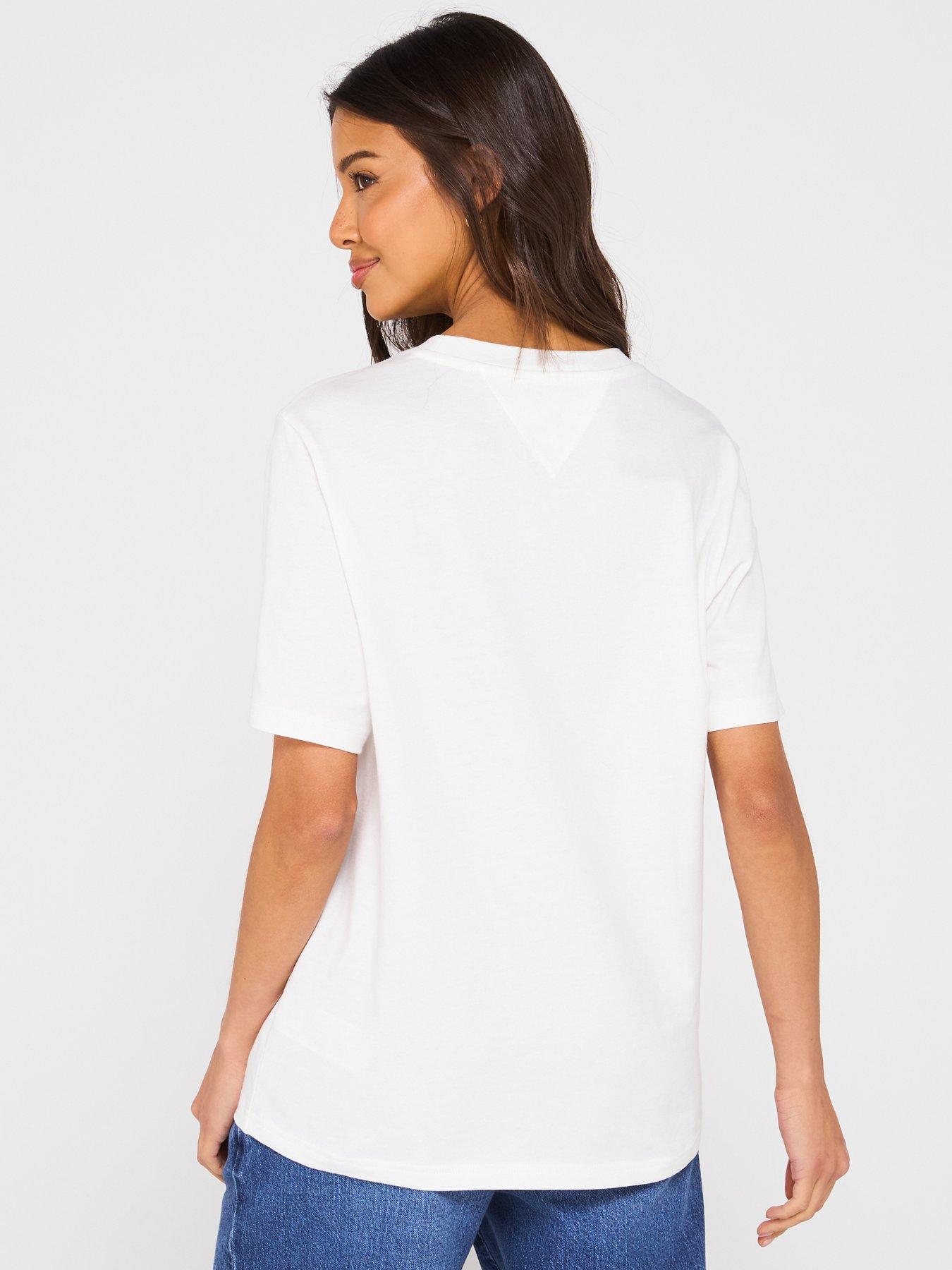  image of tommy-jeans-tropical-print-t-shirt-white