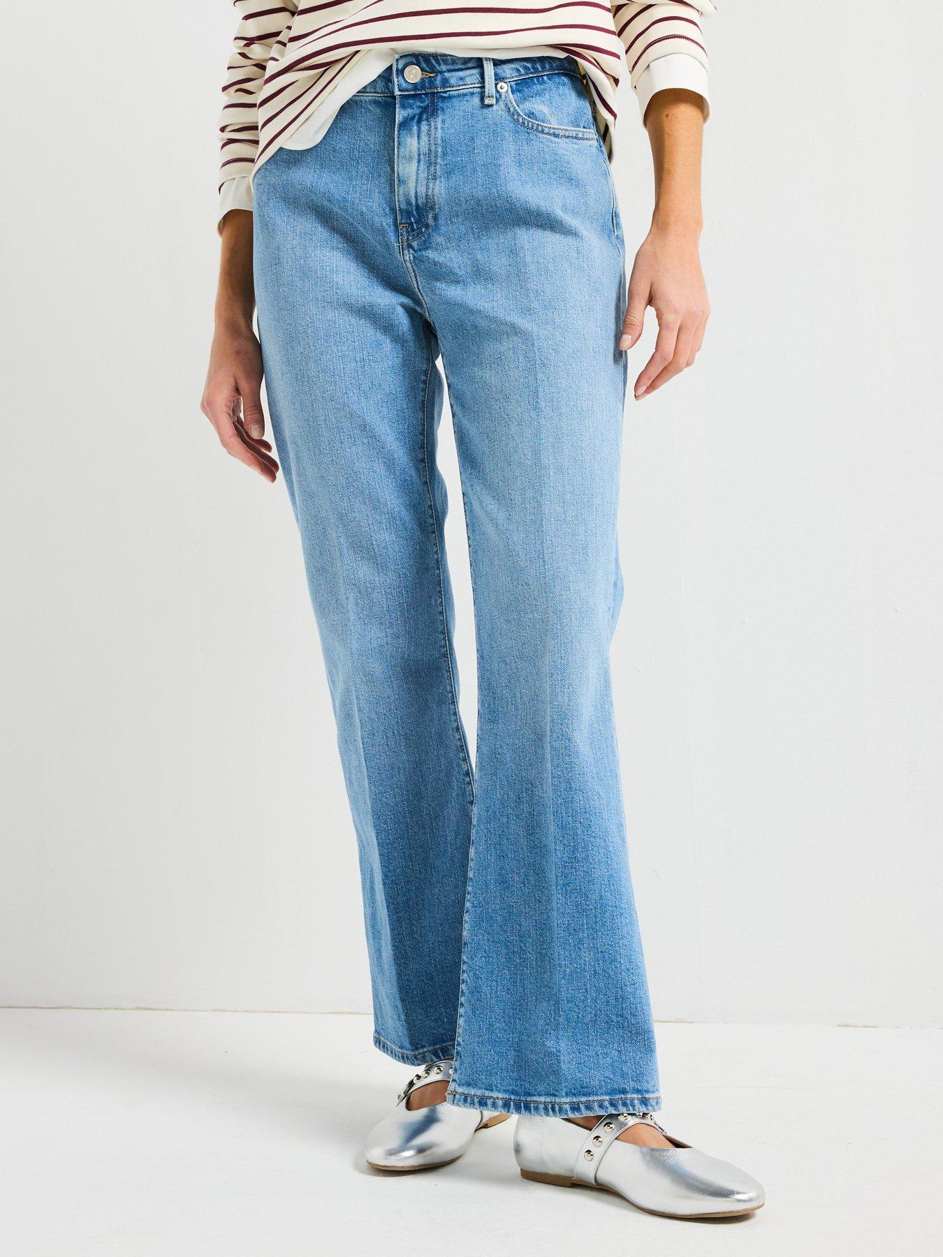undefined Bootcut Mid Rise Jeans - Blue