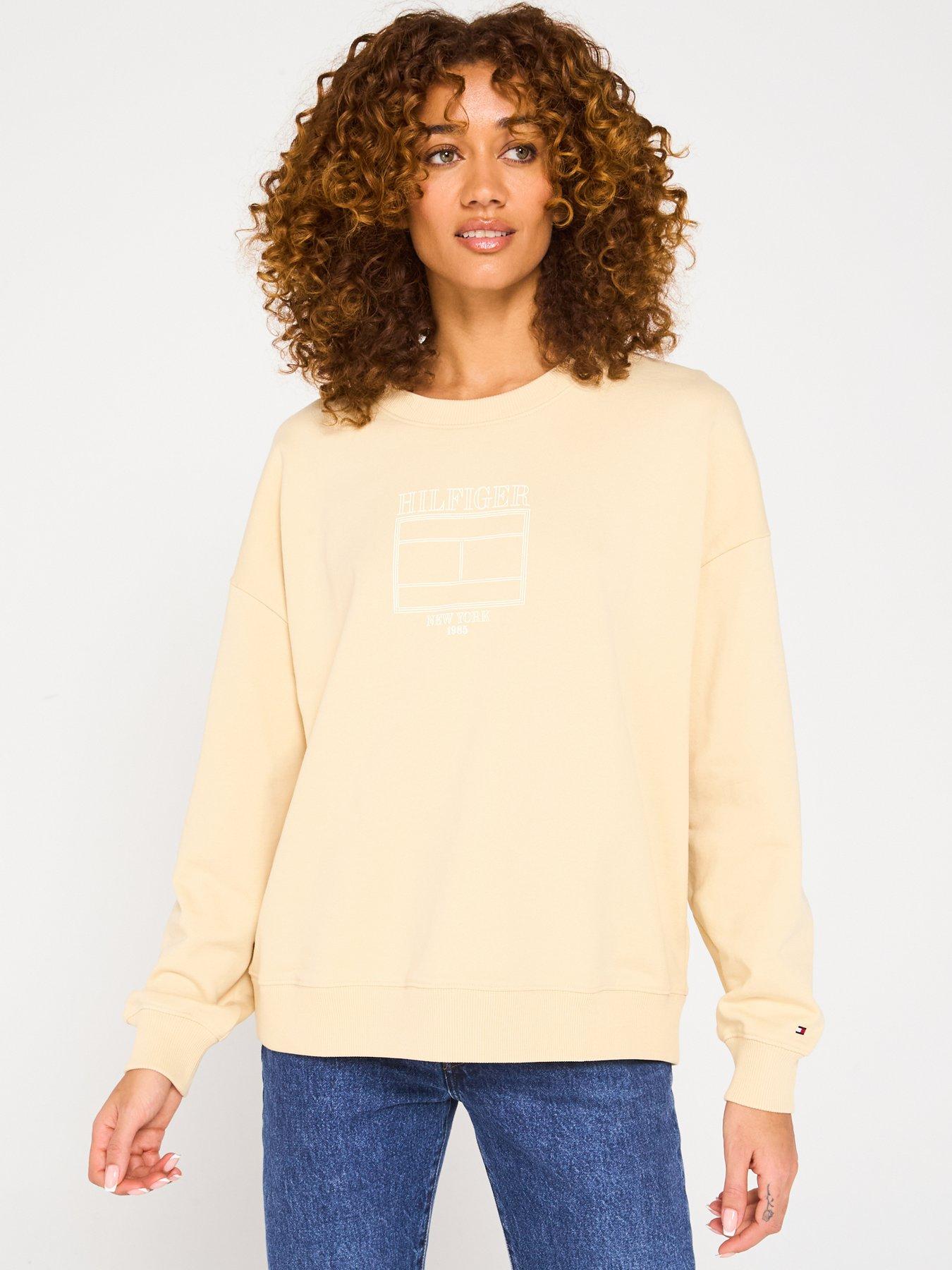 tommy-hilfiger-boxy-flag-logo-sweatshirt-beige