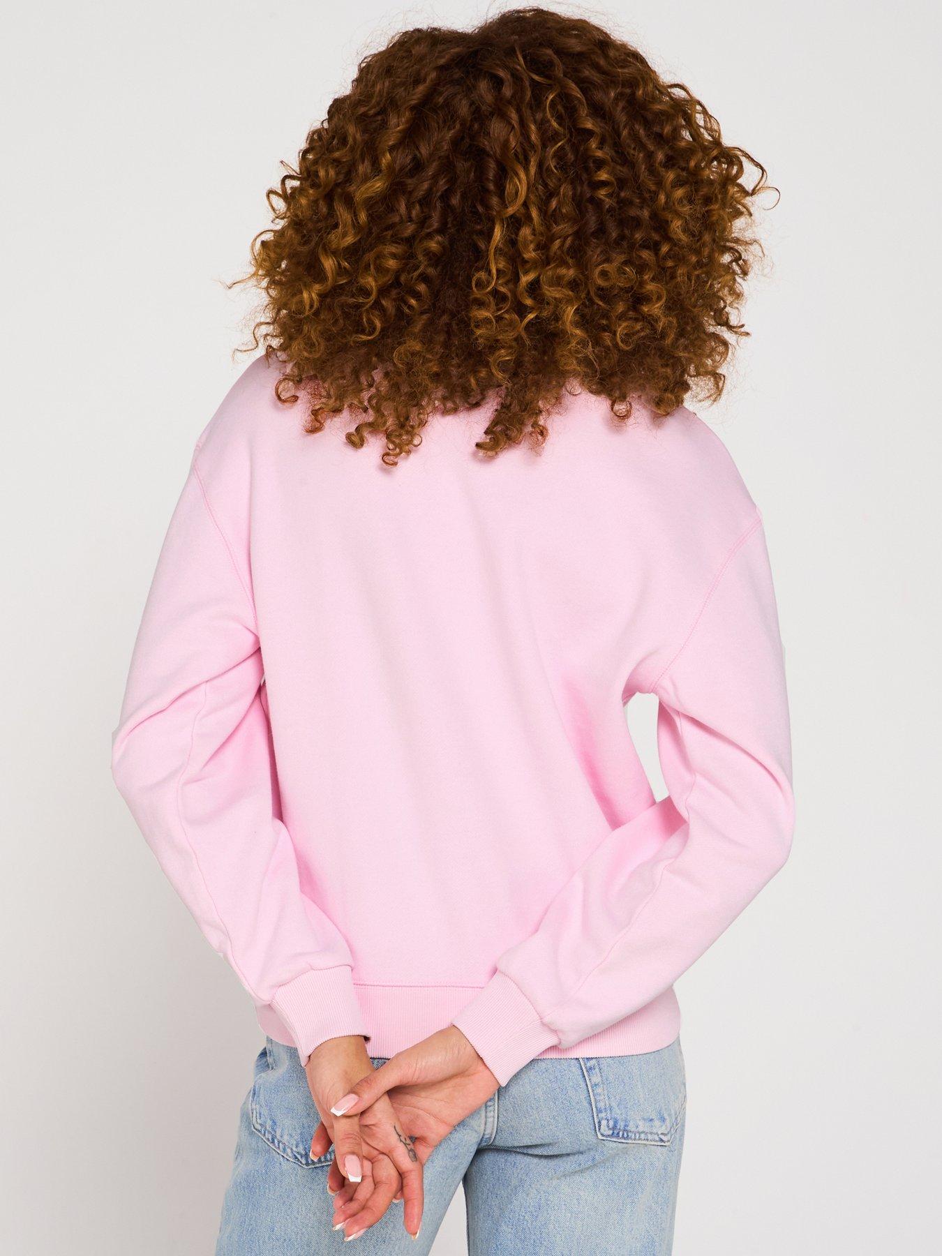 Image 2 of 5 of Tommy Hilfiger Script Logo Sweatshirt - Pink