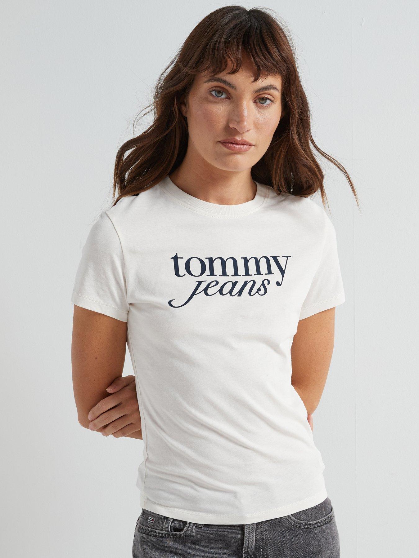  image of tommy-jeans-script-logo-t-shirt-white