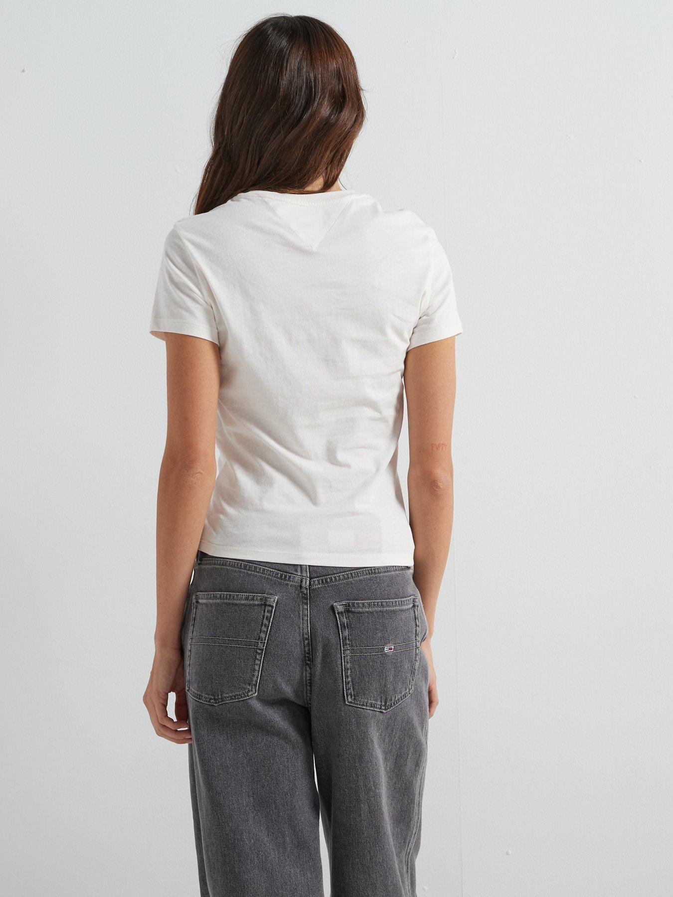  image of tommy-jeans-script-logo-t-shirt-white