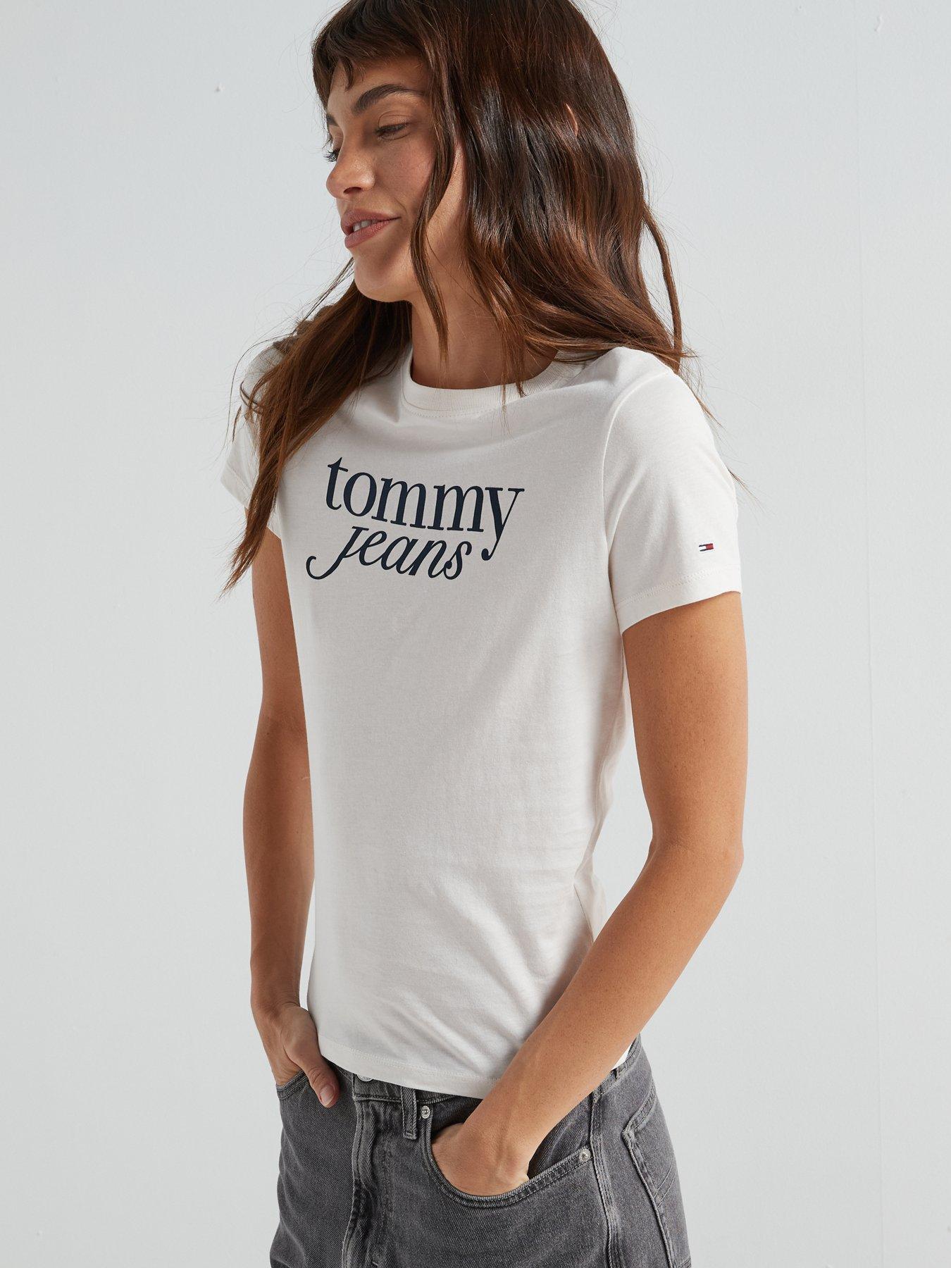  image of tommy-jeans-script-logo-t-shirt-white