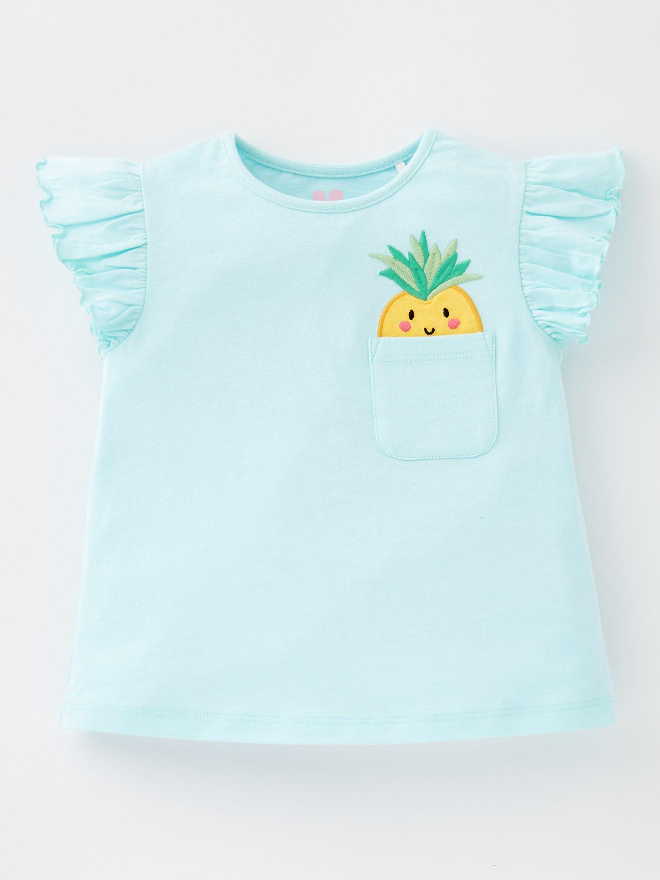  image of mini-v-by-very-girls-2-pack-character-pocket-t-shirt-multi