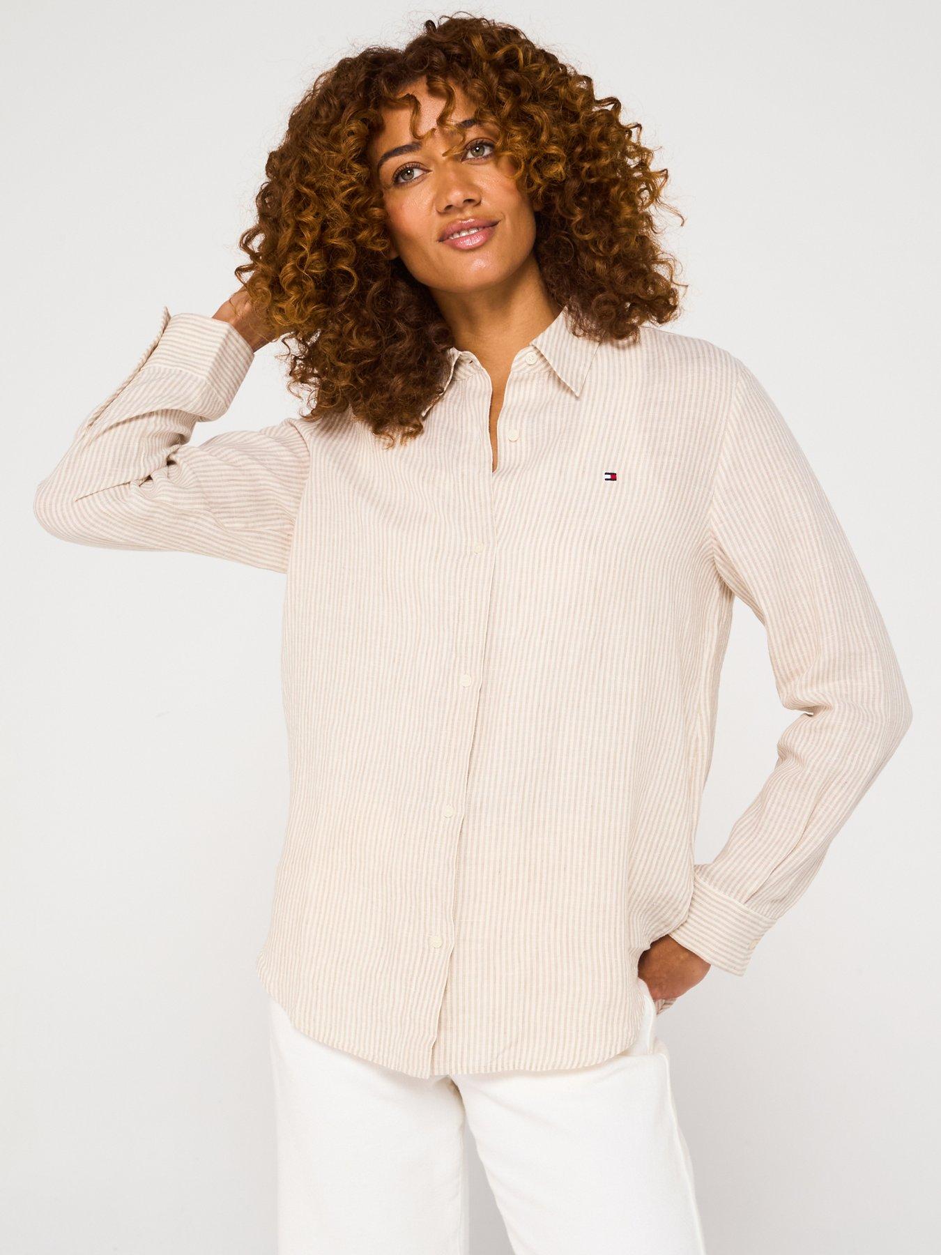 tommy-hilfiger-relaxed-fit-linen-shirt-beigecream