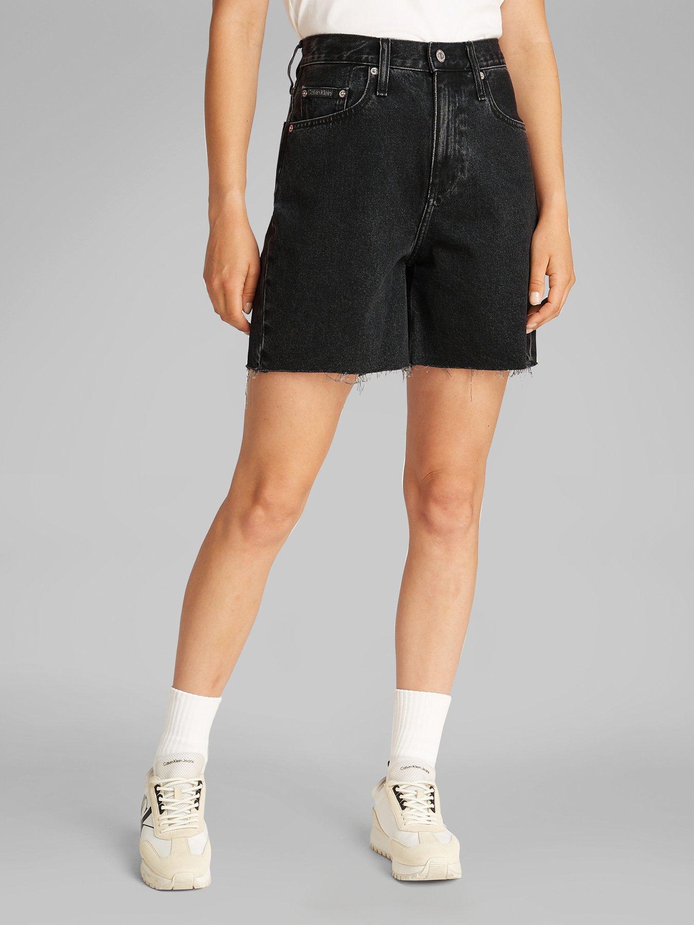 calvin-klein-jeans-bermuda-denim-short-black