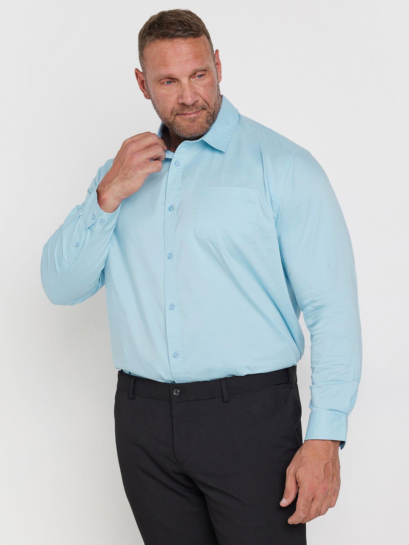 image of badrhino-long-sleeve-poly-lycra-shirt-blue