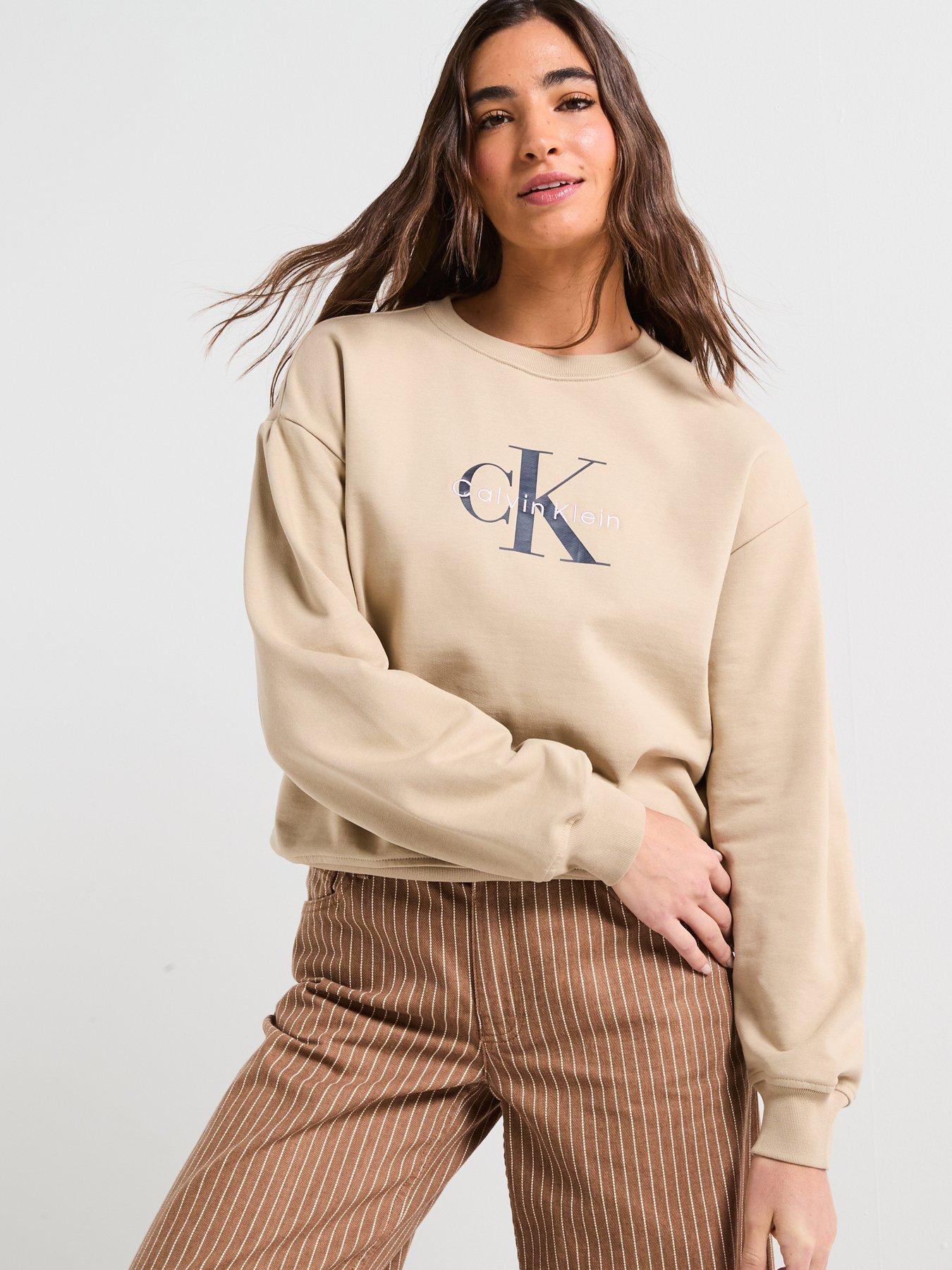 calvin-klein-jeans-monologo-french-terry-sweatshirt-beige