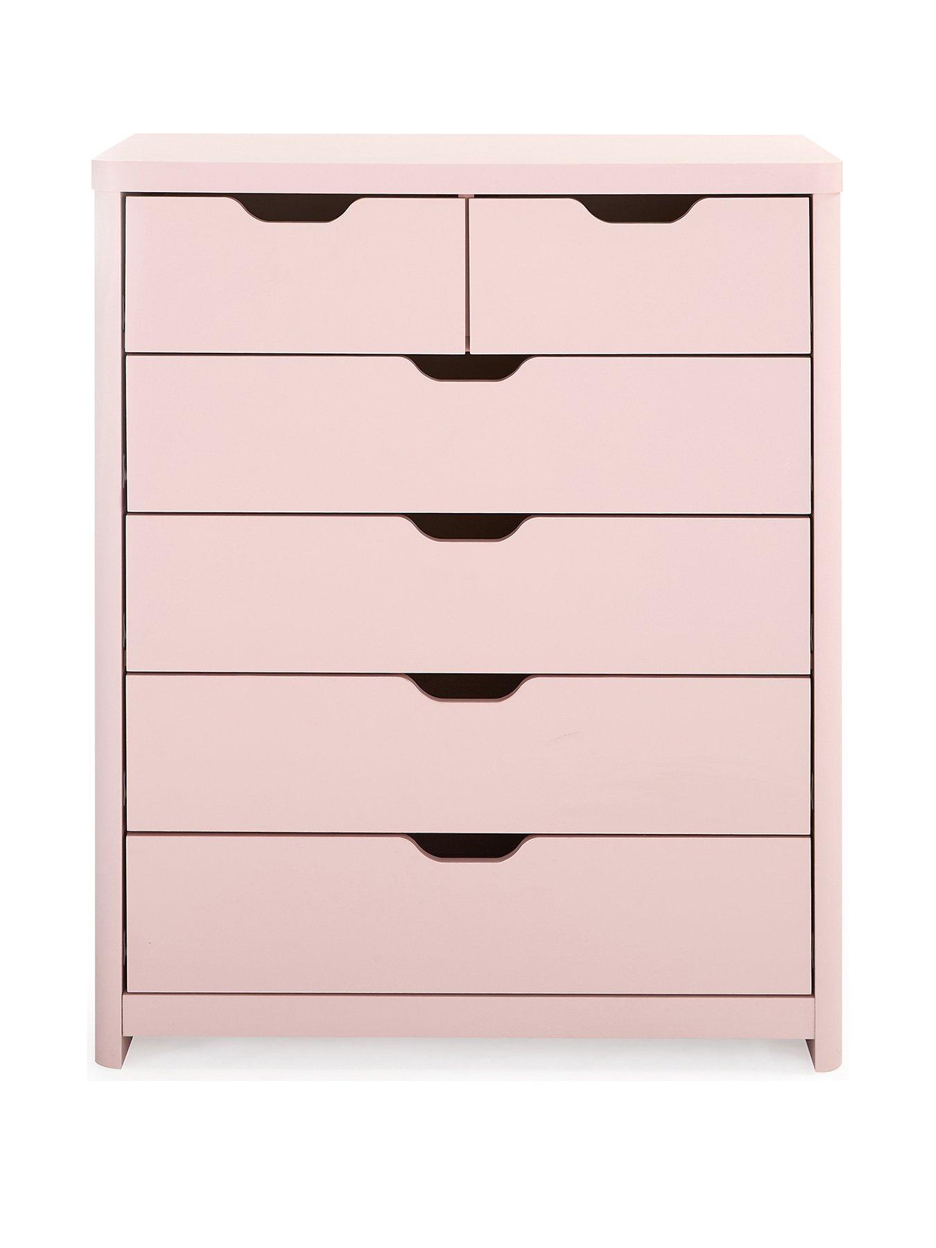 Image 2 of 7 of The Very Collection Aspen 4 +&nbsp;2 Drawer Chest - Pink