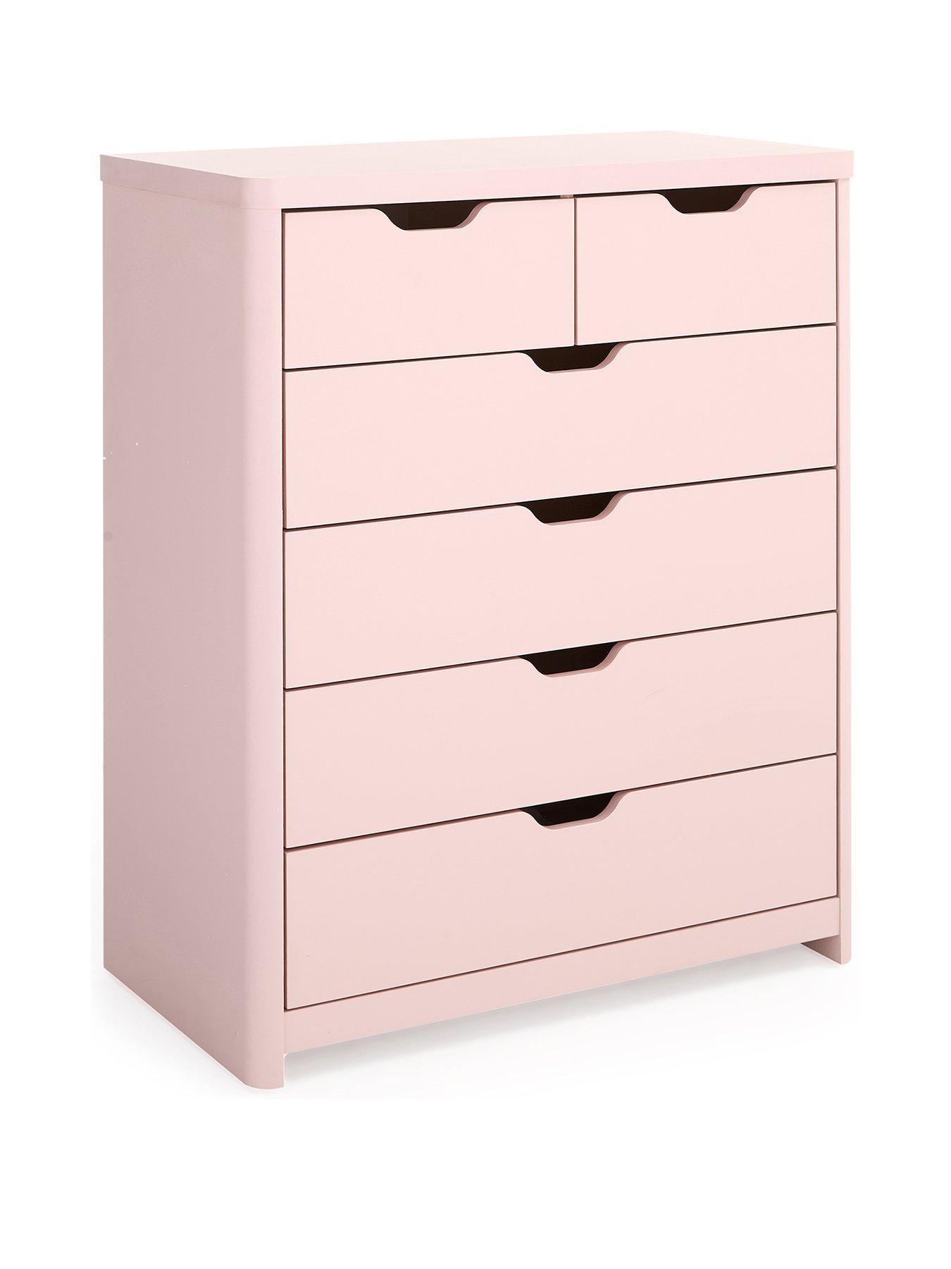 Image 3 of 7 of The Very Collection Aspen 4 +&nbsp;2 Drawer Chest - Pink