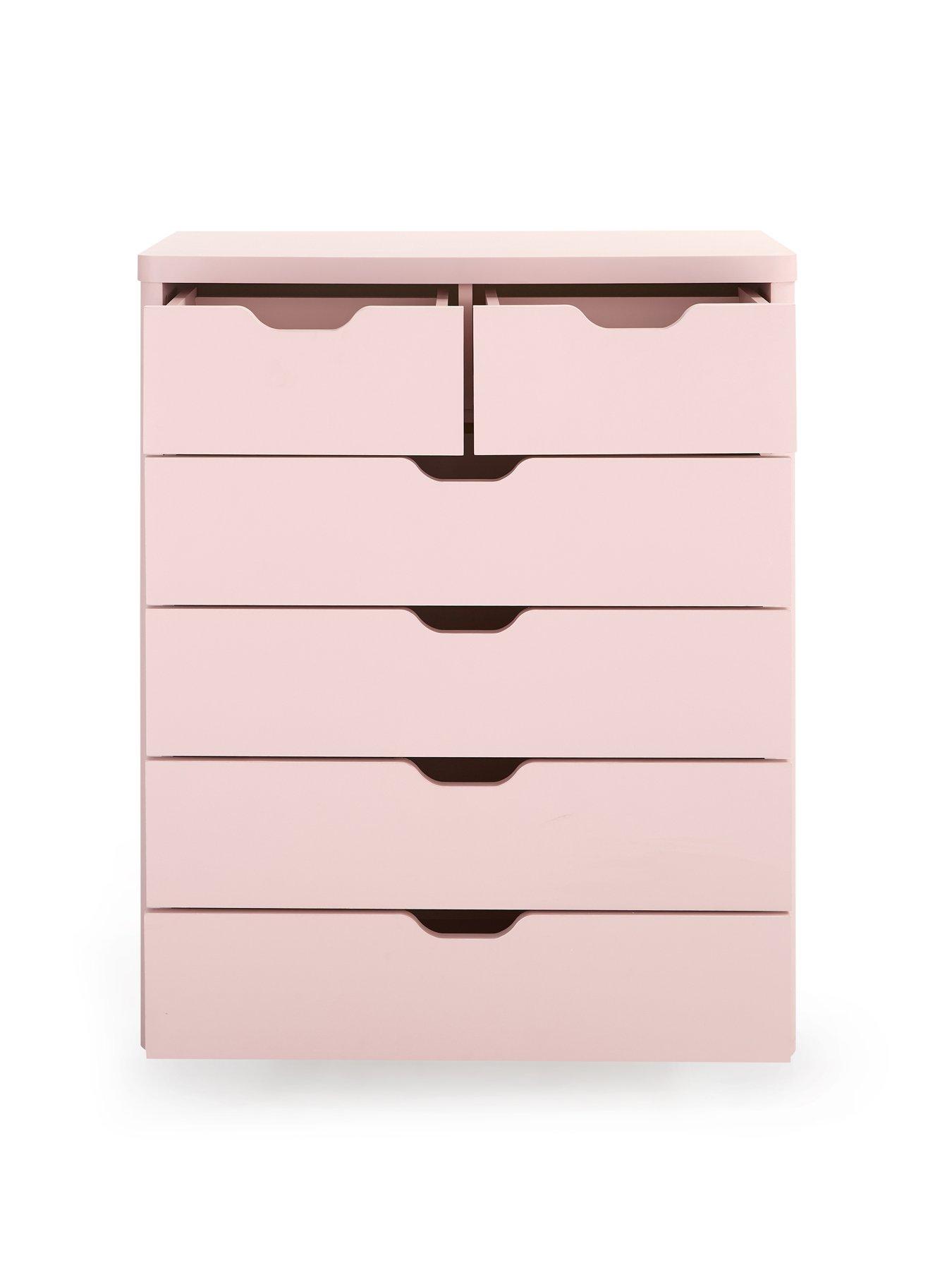 Image 4 of 7 of The Very Collection Aspen 4 +&nbsp;2 Drawer Chest - Pink