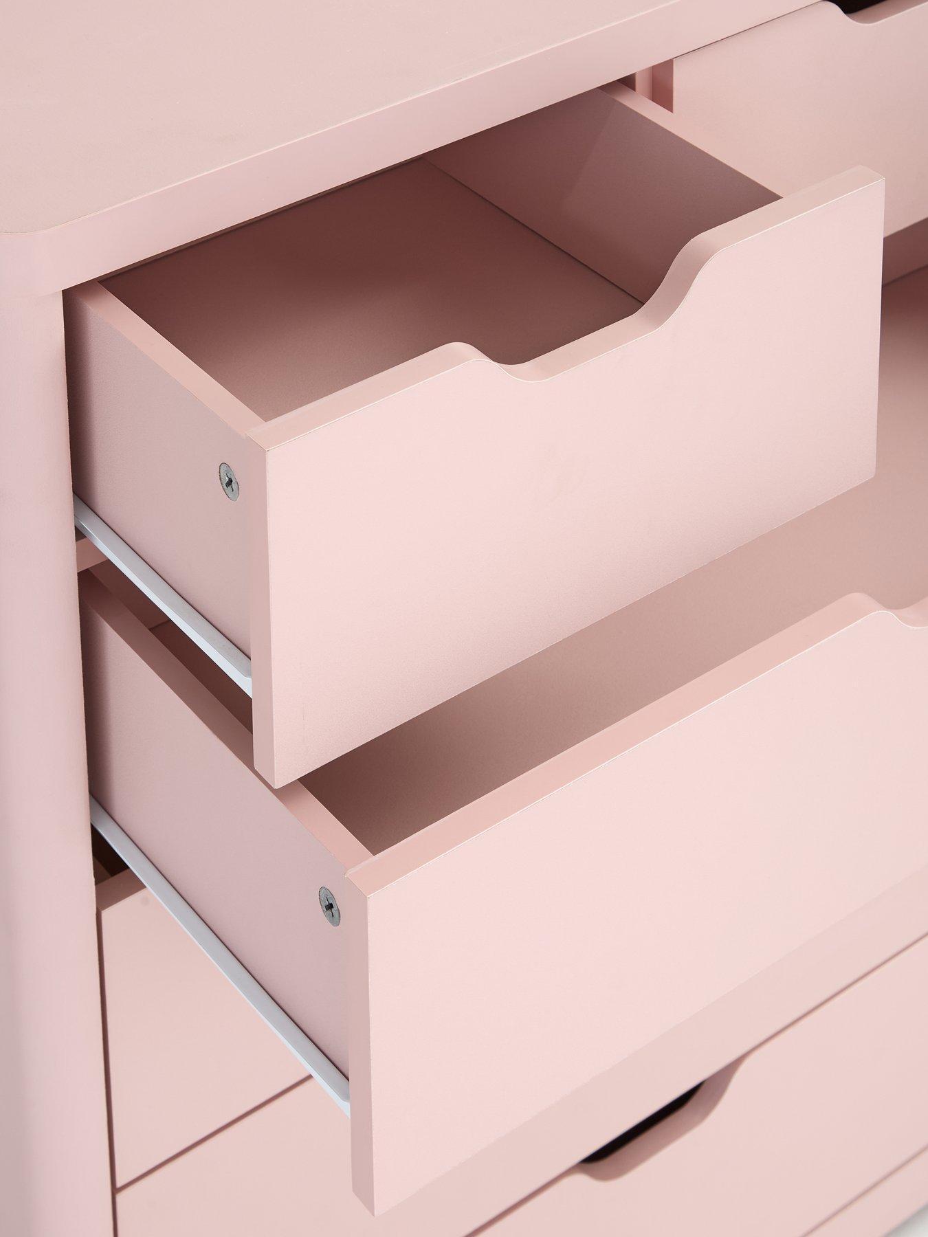 Image 6 of 7 of The Very Collection Aspen 4 +&nbsp;2 Drawer Chest - Pink