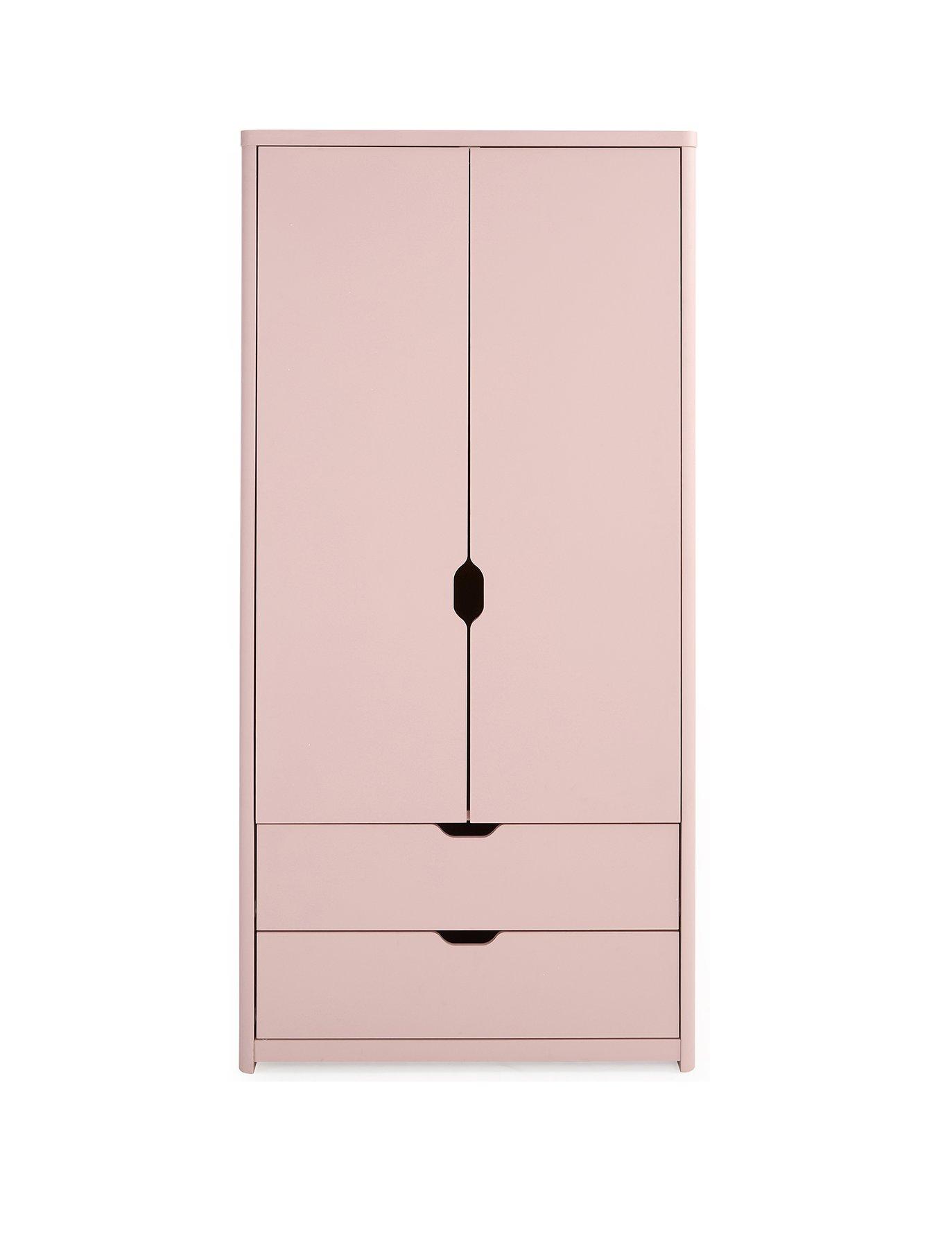 Image 2 of 7 of The Very Collection Aspen 2 Door, 2 Drawer Wardrobe - Pink