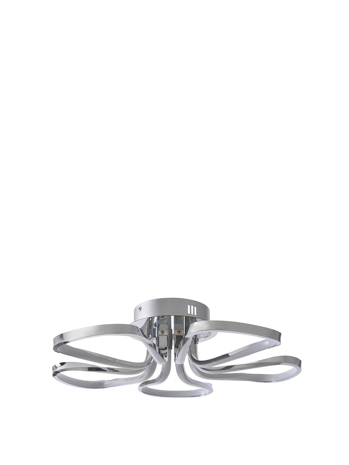 Image 2 of 6 of BHS Alavr 5 Petal LED Ceiling Light