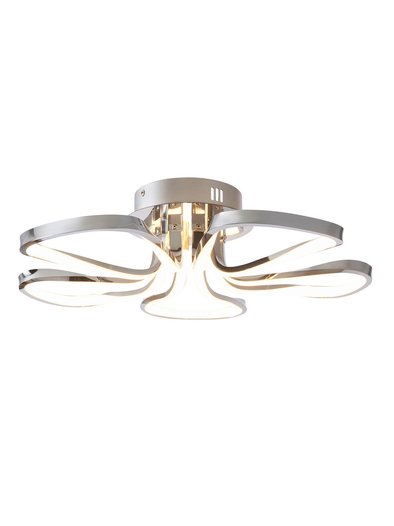 Image 3 of 6 of BHS Alavr 5 Petal LED Ceiling Light