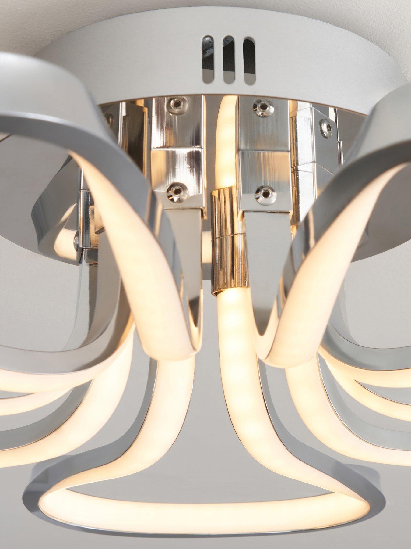 Image 4 of 6 of BHS Alavr 5 Petal LED Ceiling Light