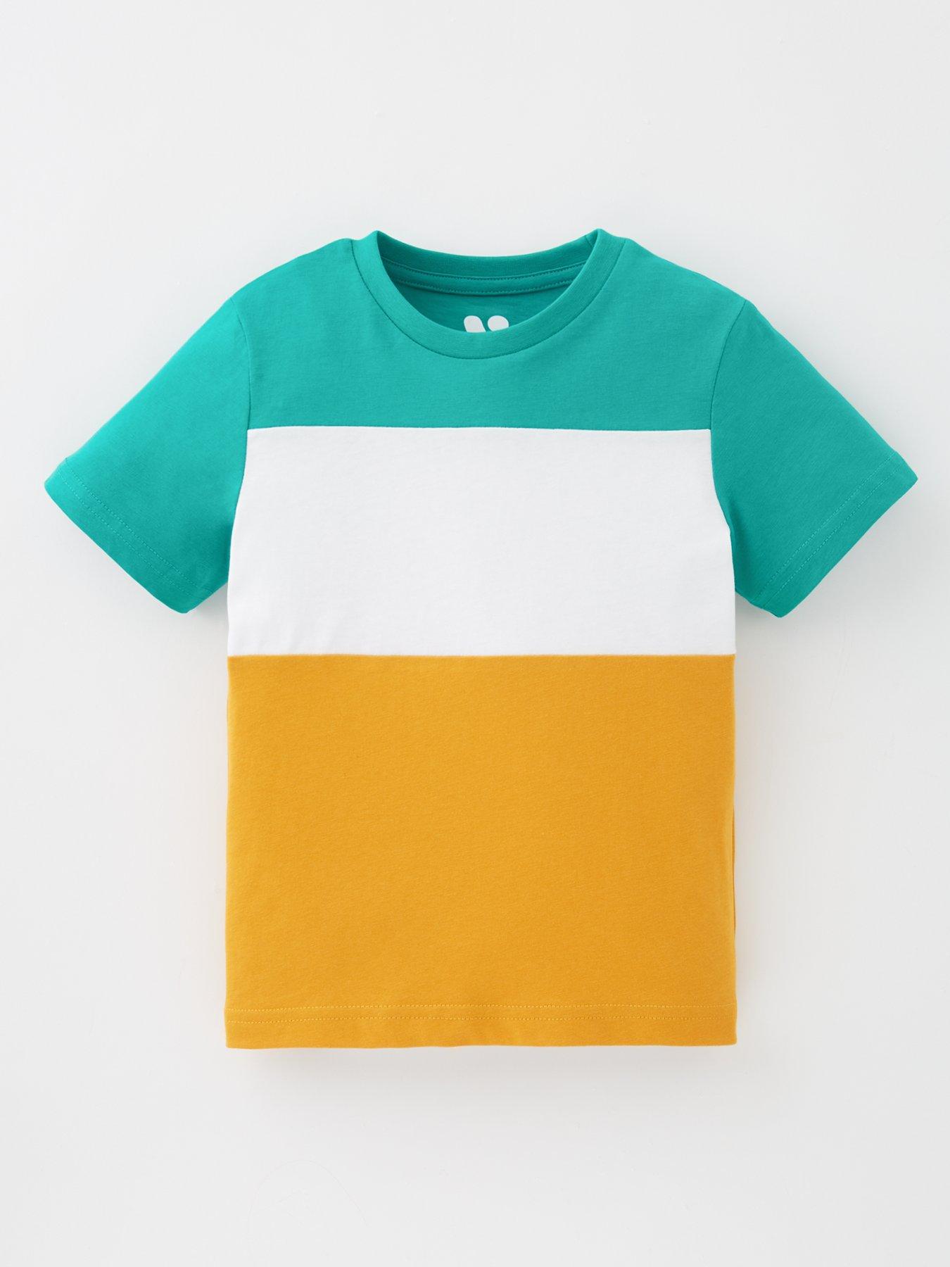 back image of mini-v-by-very-boys-cut-and-sew-2-pack-t-shirts-multi