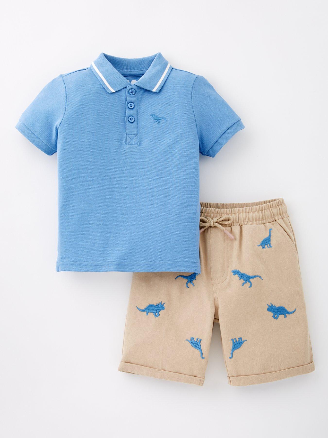 mini-v-by-very-boys-polo-and-embroidered-short-set-multi
