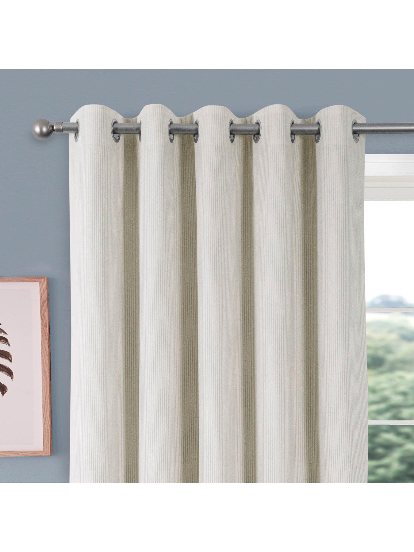  image of very-home-linnea-cord-thermal-blackout-eyelet-curtainsnbsp