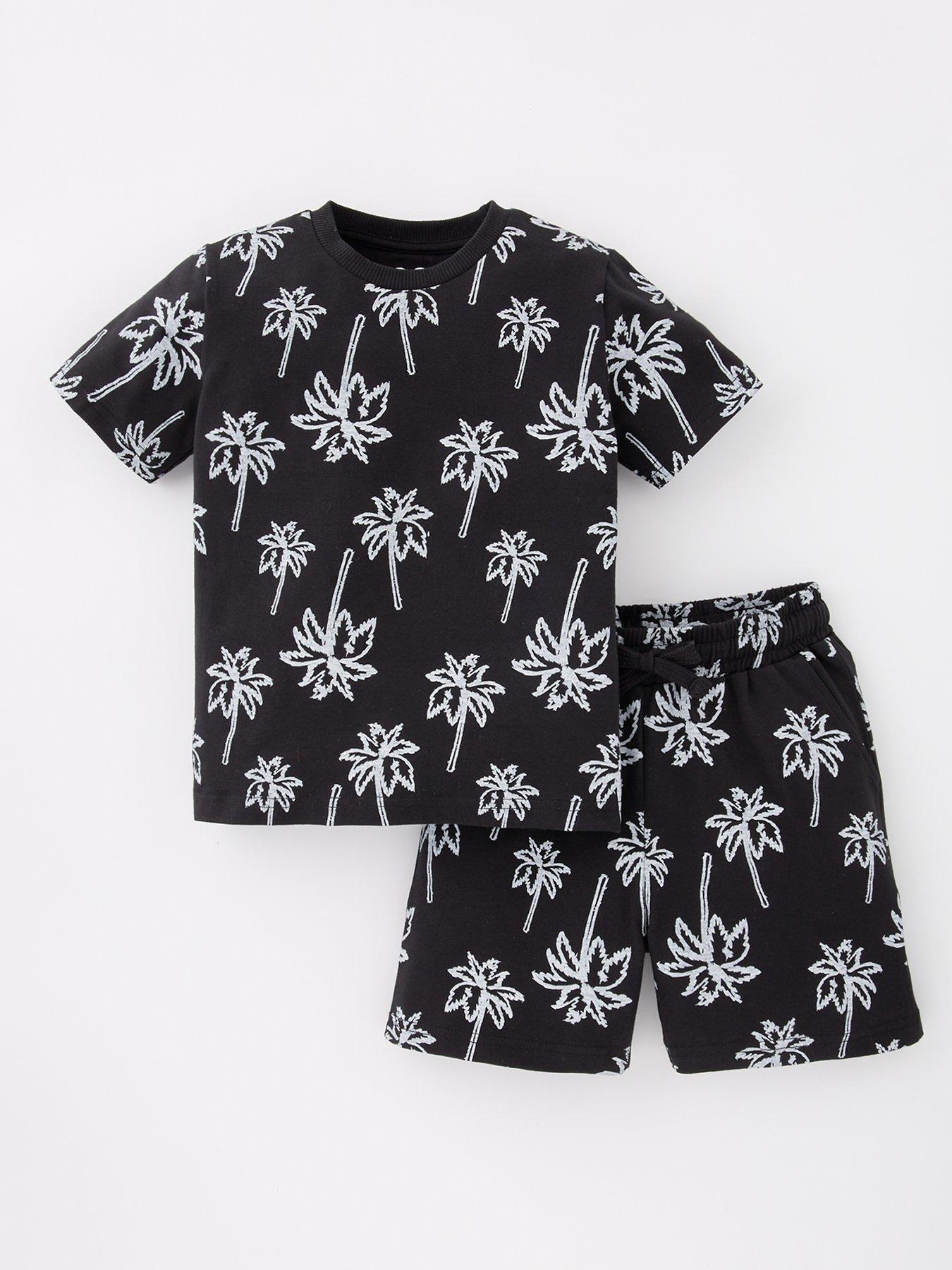 mini-v-by-very-boys-mono-palm-tree-t-shirt-and-short-set-multi