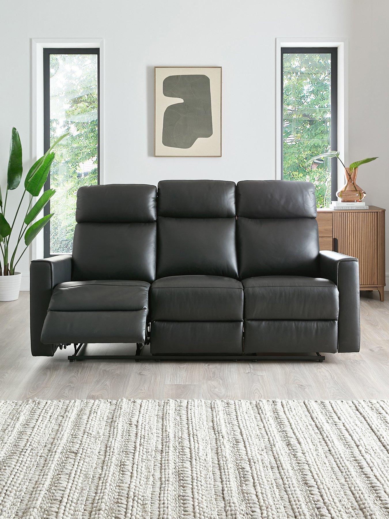 front image of very-home-luna-leather-3-seater-manual-reclining-sofa