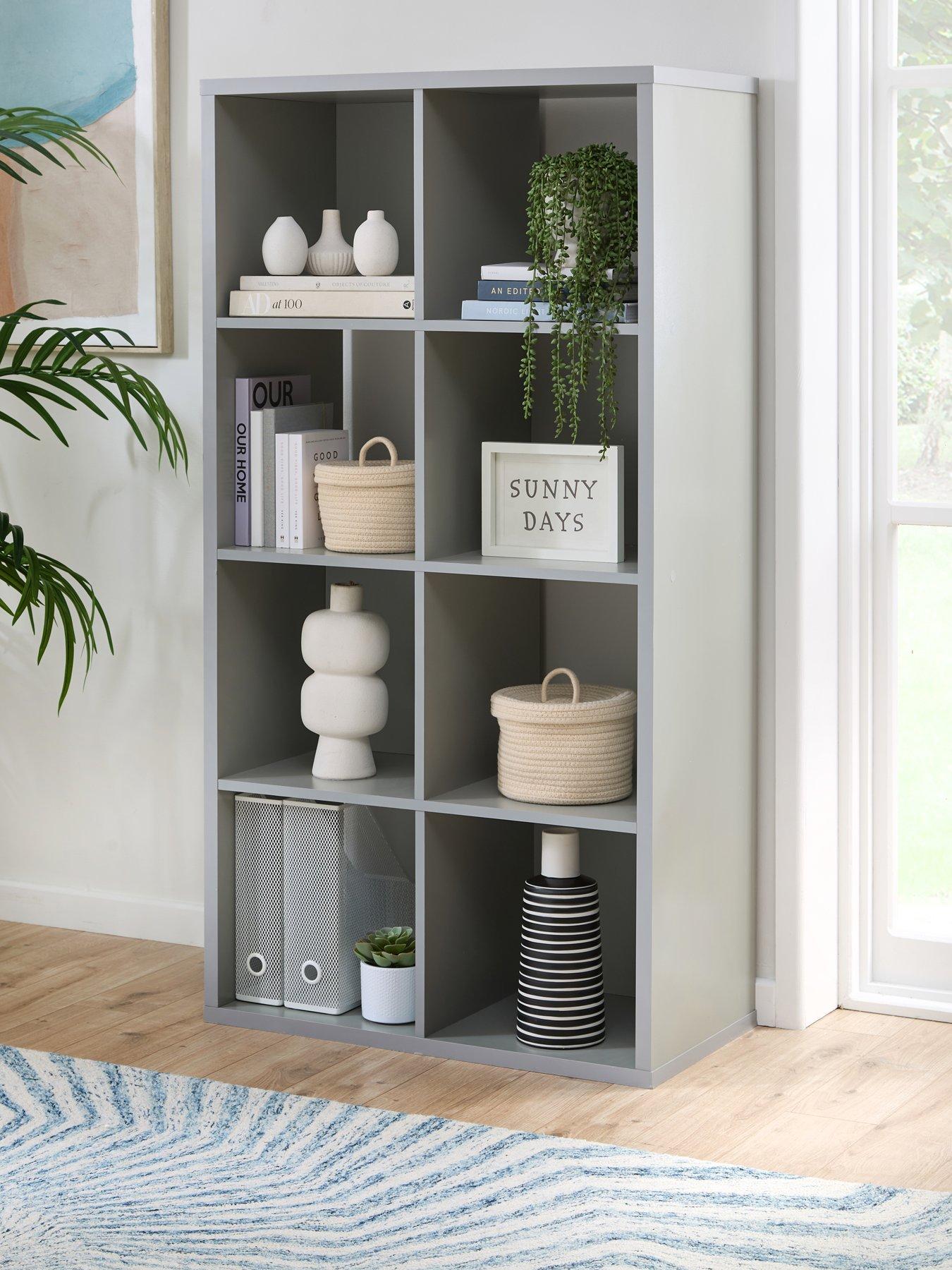  image of everyday-metro-8-shelf-unitnbsp--grey-fscreg-certified