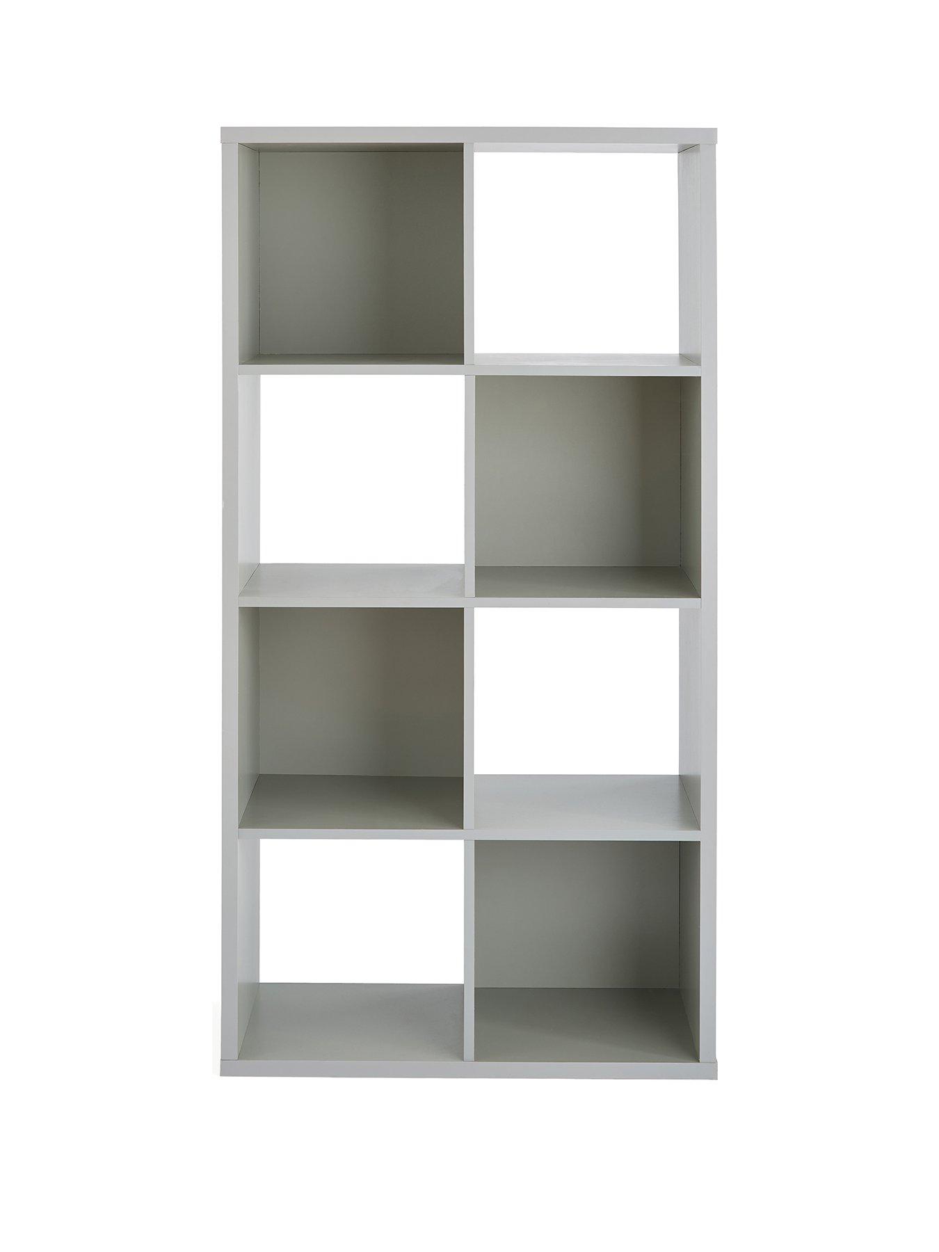 stillFront image of everyday-metro-8-shelf-unitnbsp--grey-fscreg-certified