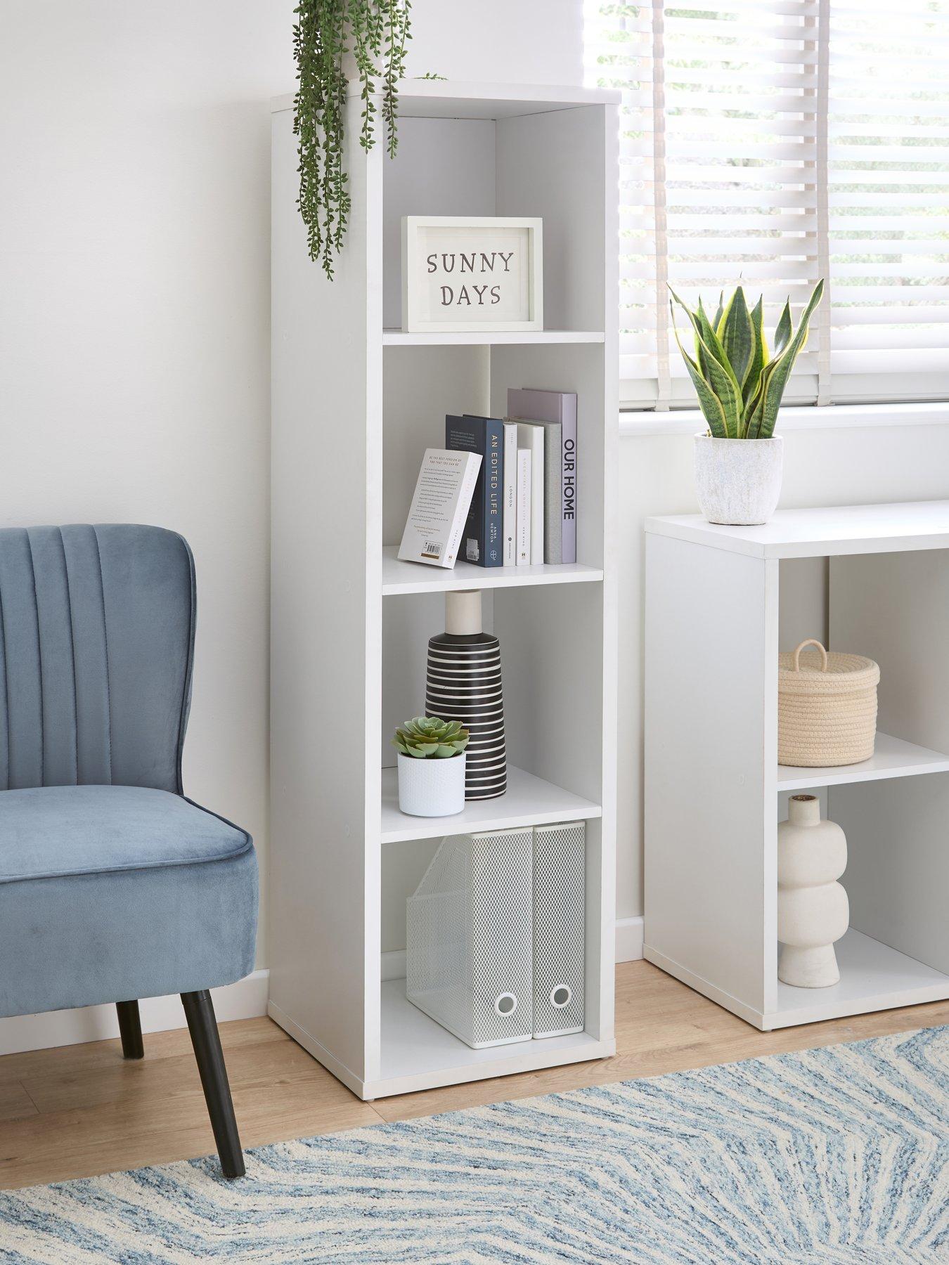 The Very Collection Metro 4 Shelf Unit - White - FSC® Certified