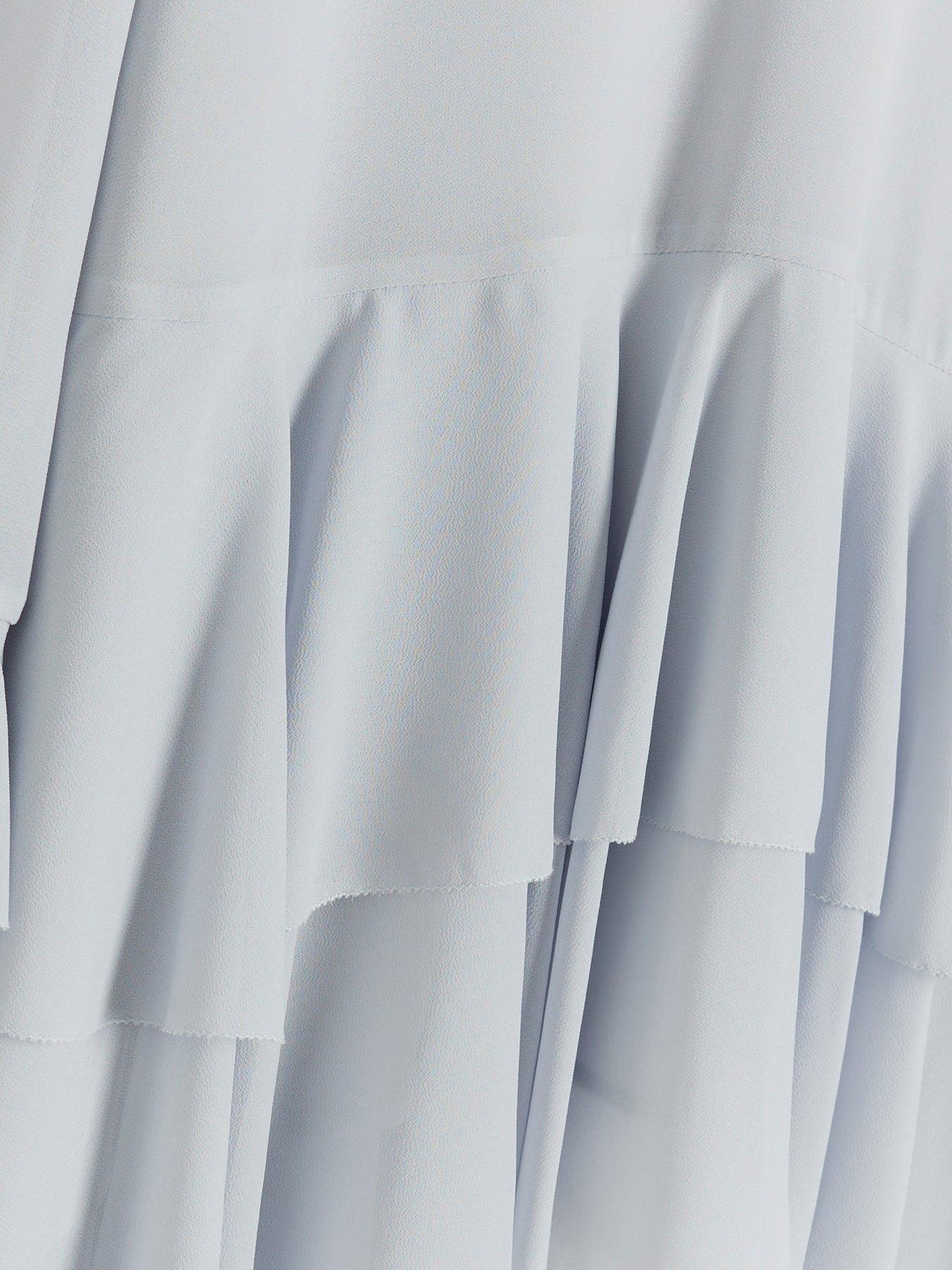  image of river-island-ruffle-blouse-blue