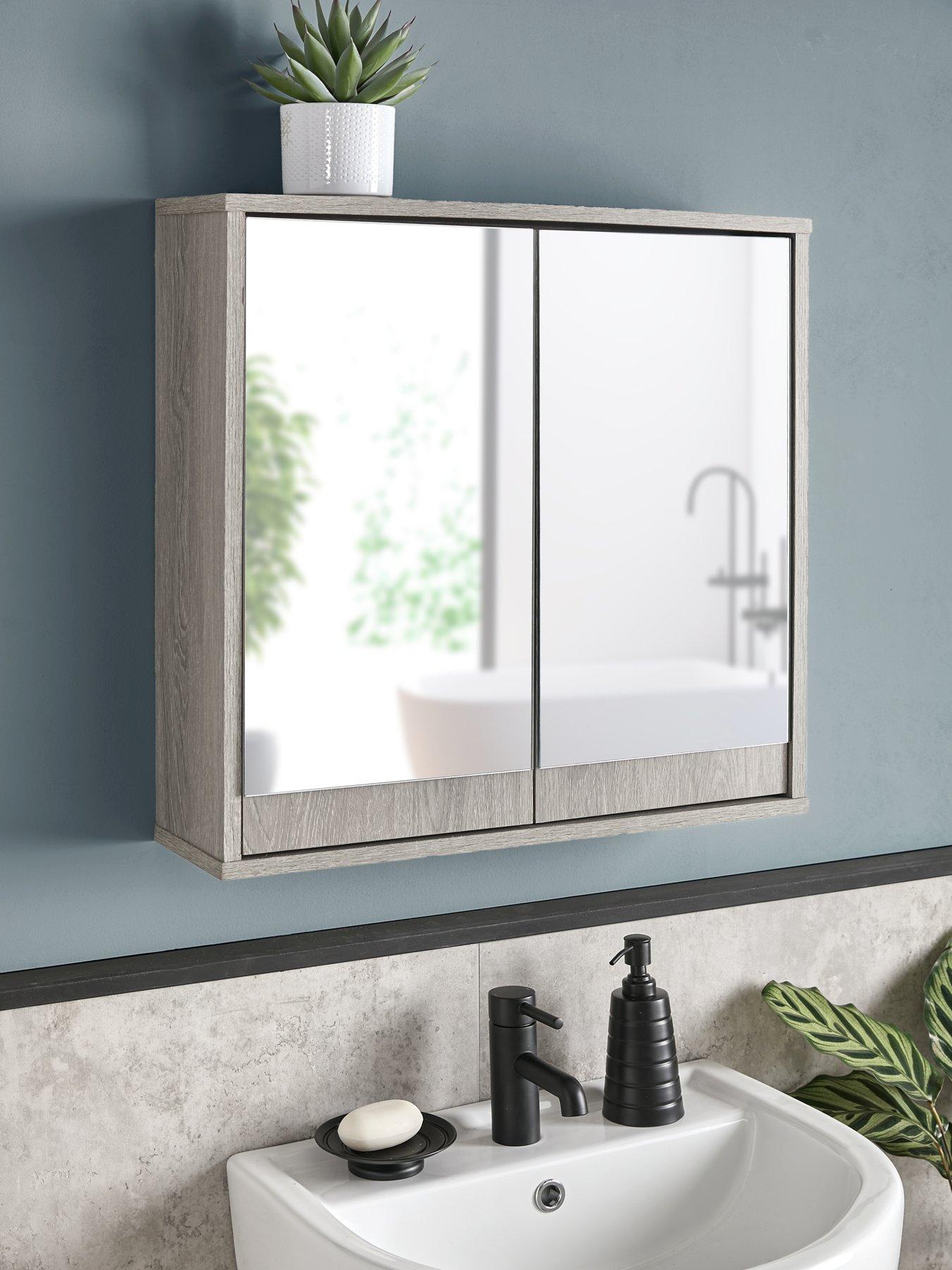 Very Home Burket Mirrored Bathroom Wall Cabinet - FSC® Certified