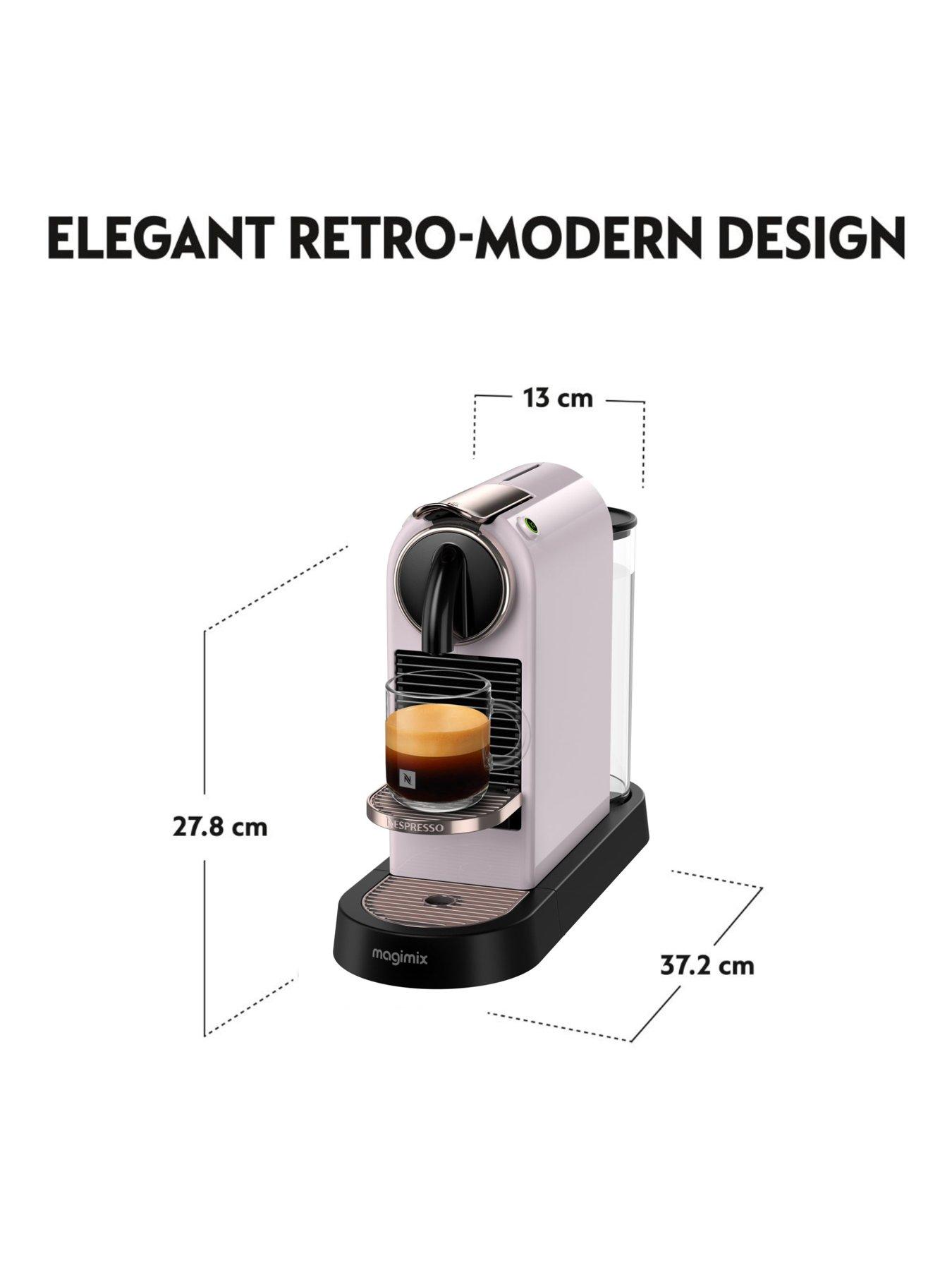 Image 3 of 8 of Nespresso Original CitiZ Rose Pink Coffee Machine by Magimix - 11744