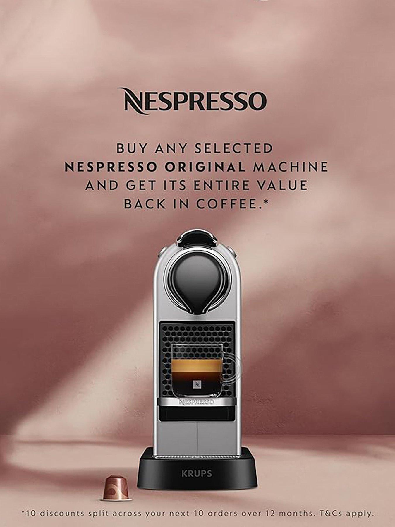 Image 7 of 8 of Nespresso Original CitiZ Rose Pink Coffee Machine by Magimix - 11744