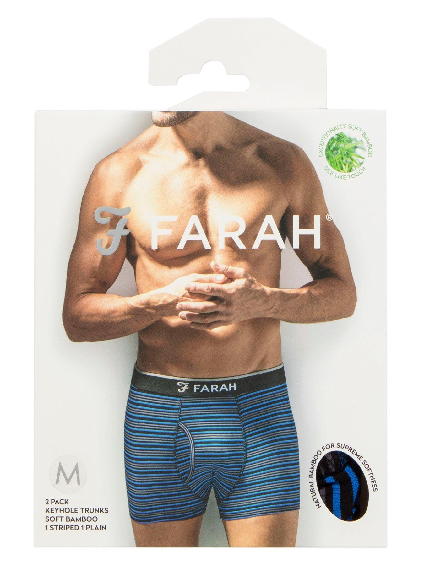Image 3 of 3 of Farah 2 Pack Classic Bamboo Striped Trunks