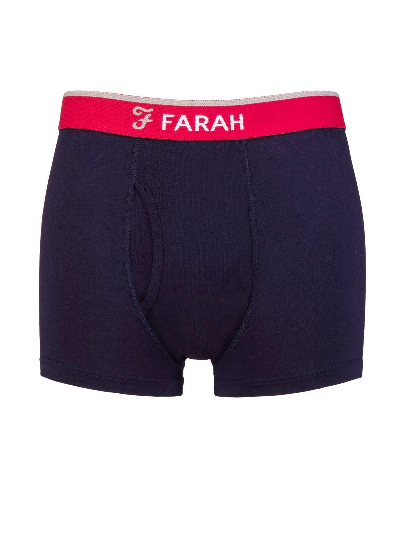 Image 2 of 3 of Farah 2 Pack Classic Bamboo Striped Trunks - Multi