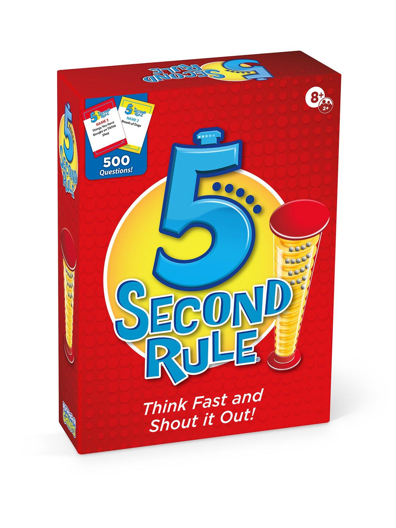PlayMonster 5 Second Rule Core Game - Time Pressure Quiz Game