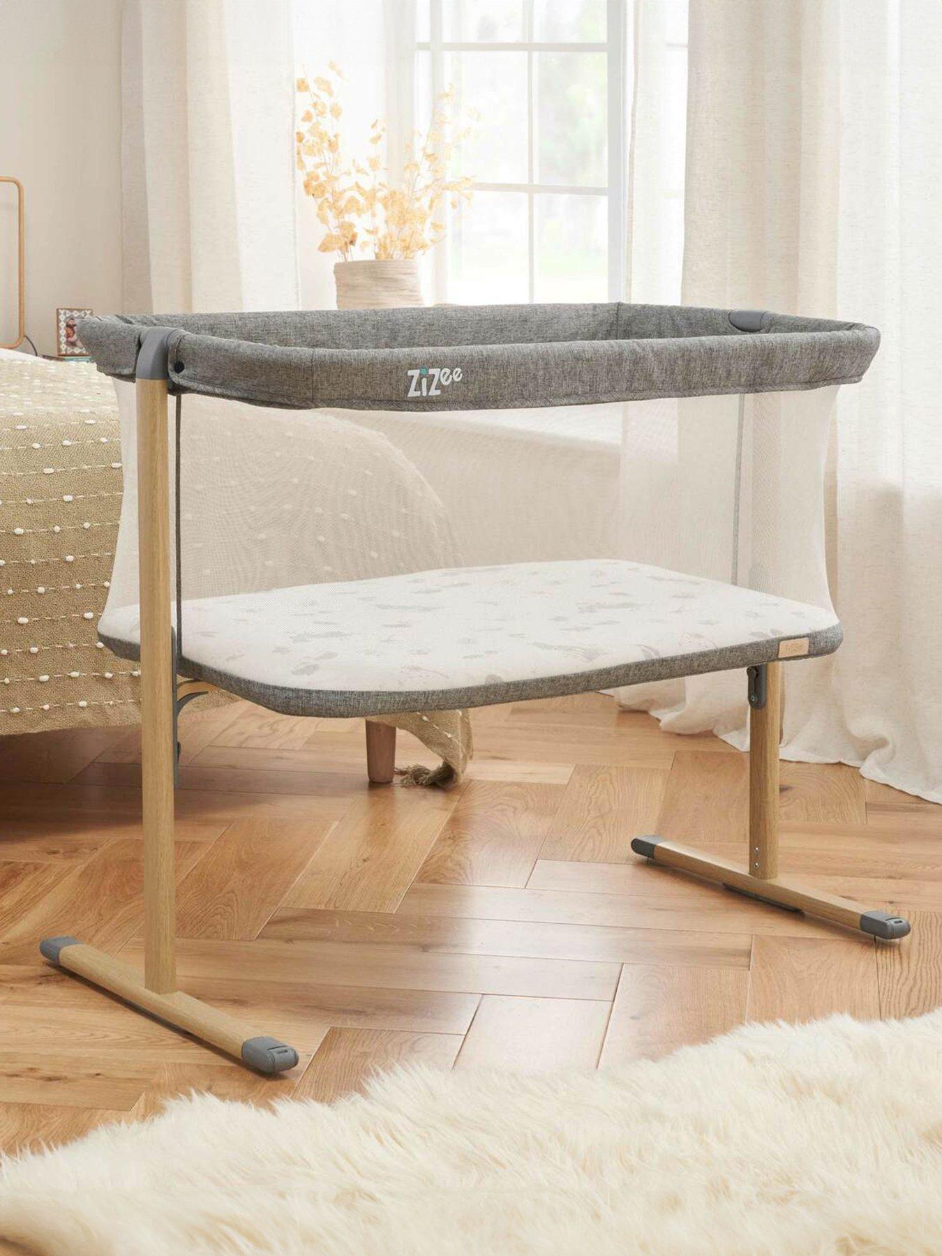 Tutti Bambini ZiZee Essential Crib - Oak/Charcoal