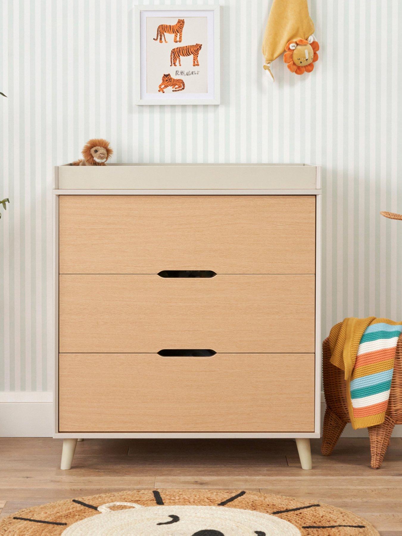 undefined Fika Chest Changer - Light Oak/White Sand