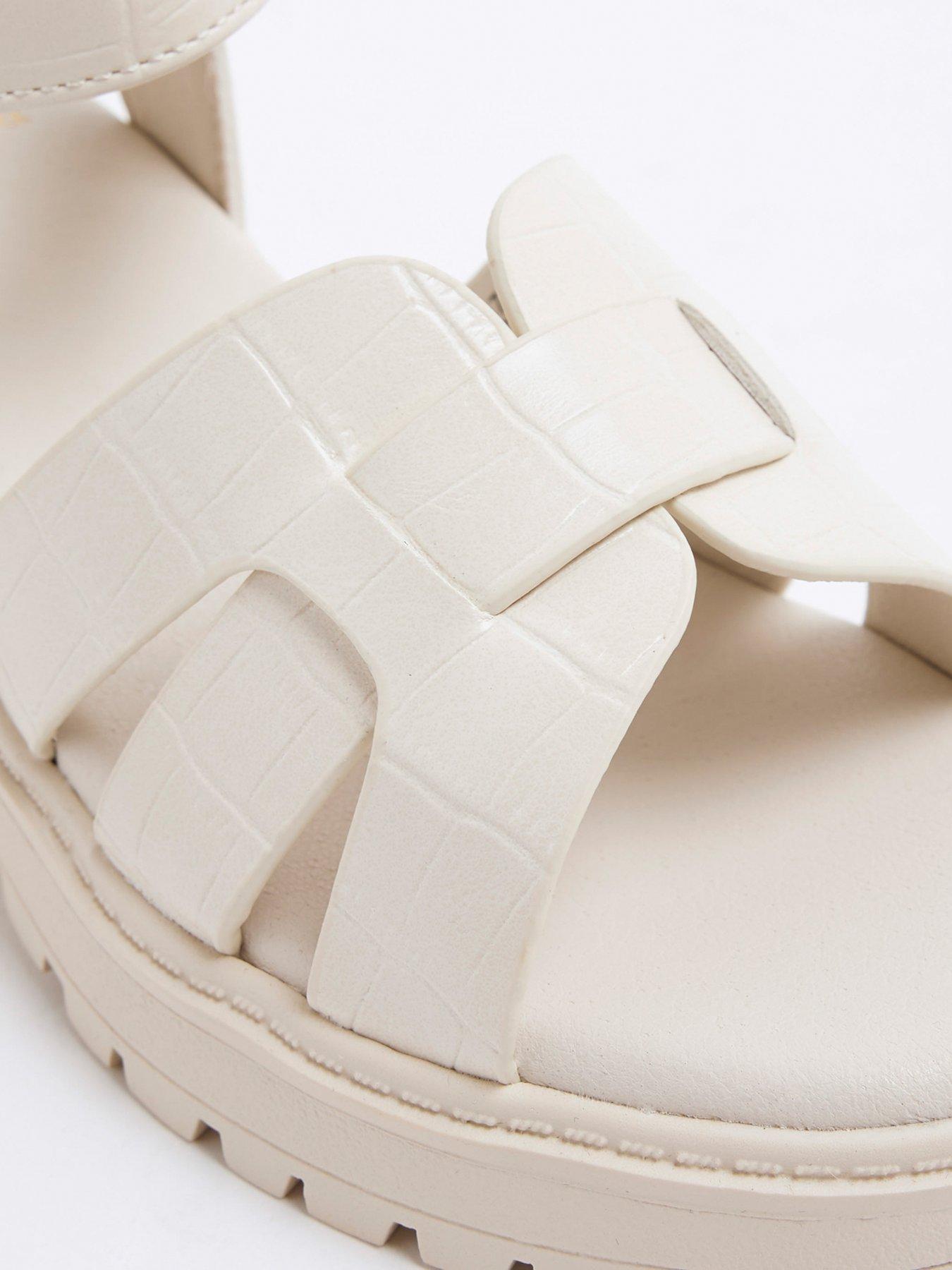  image of river-island-girls-weave-espadrille-sandal-cream