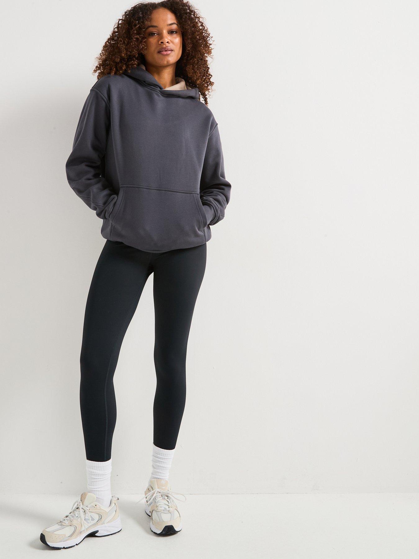  image of gym-coffee-womens-training-sierra-pullover-hoodie-grey