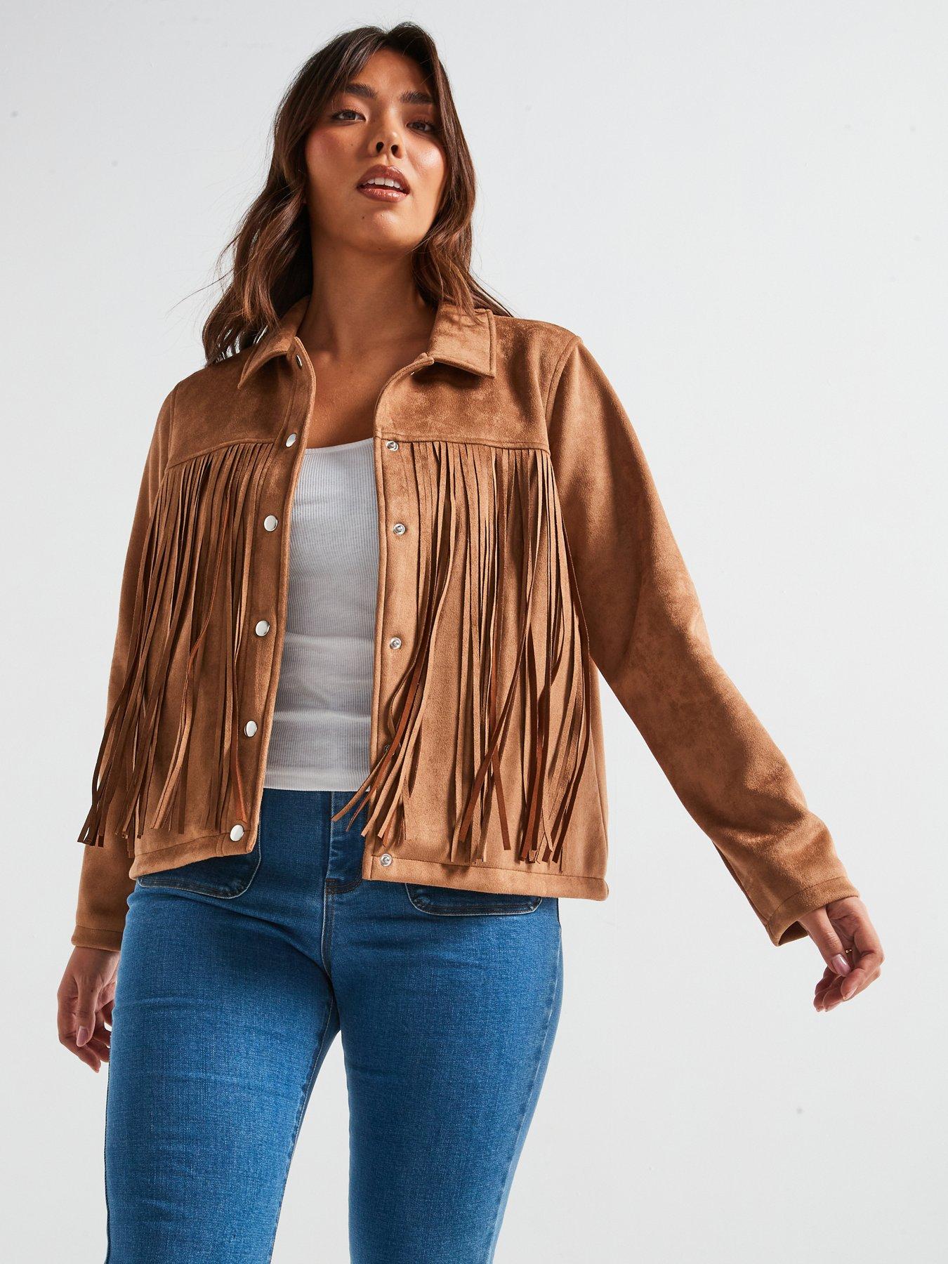 v-by-very-curve-fringe-suedette-jacket-beige
