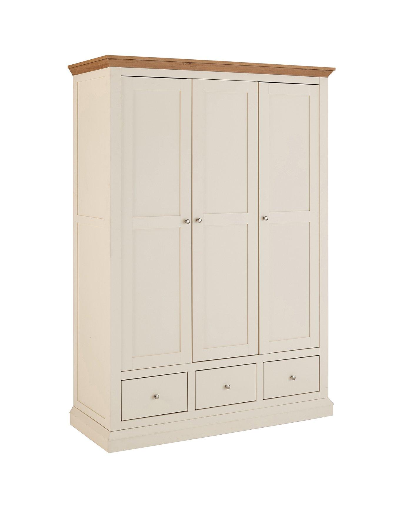  image of very-home-hanna-4-piece-bedroom-set-3-door-wardrobe-5-drawer-chest-plusnbsp2-bedside-chests