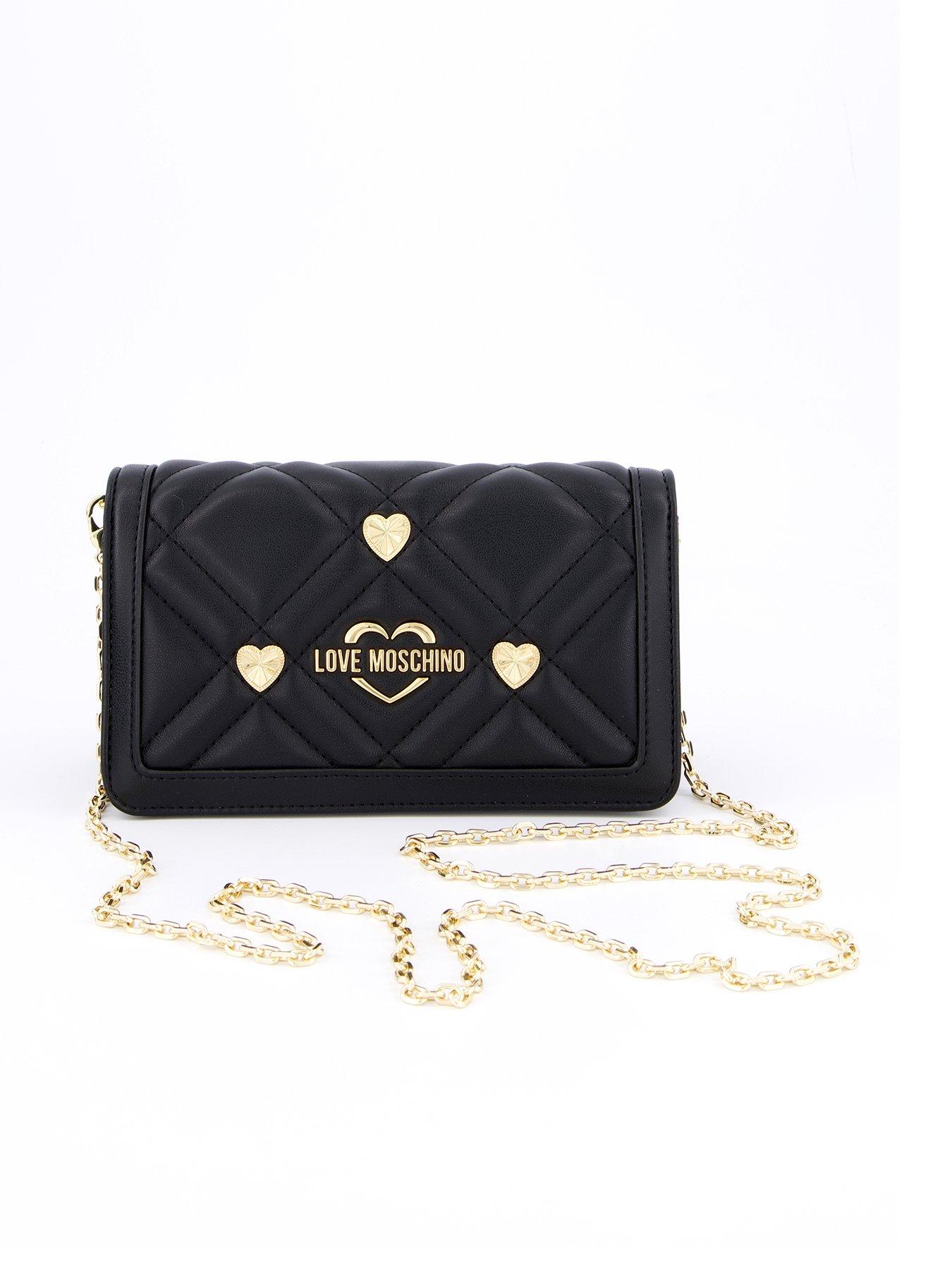  image of love-moschino-quilted-chain-studded-purse