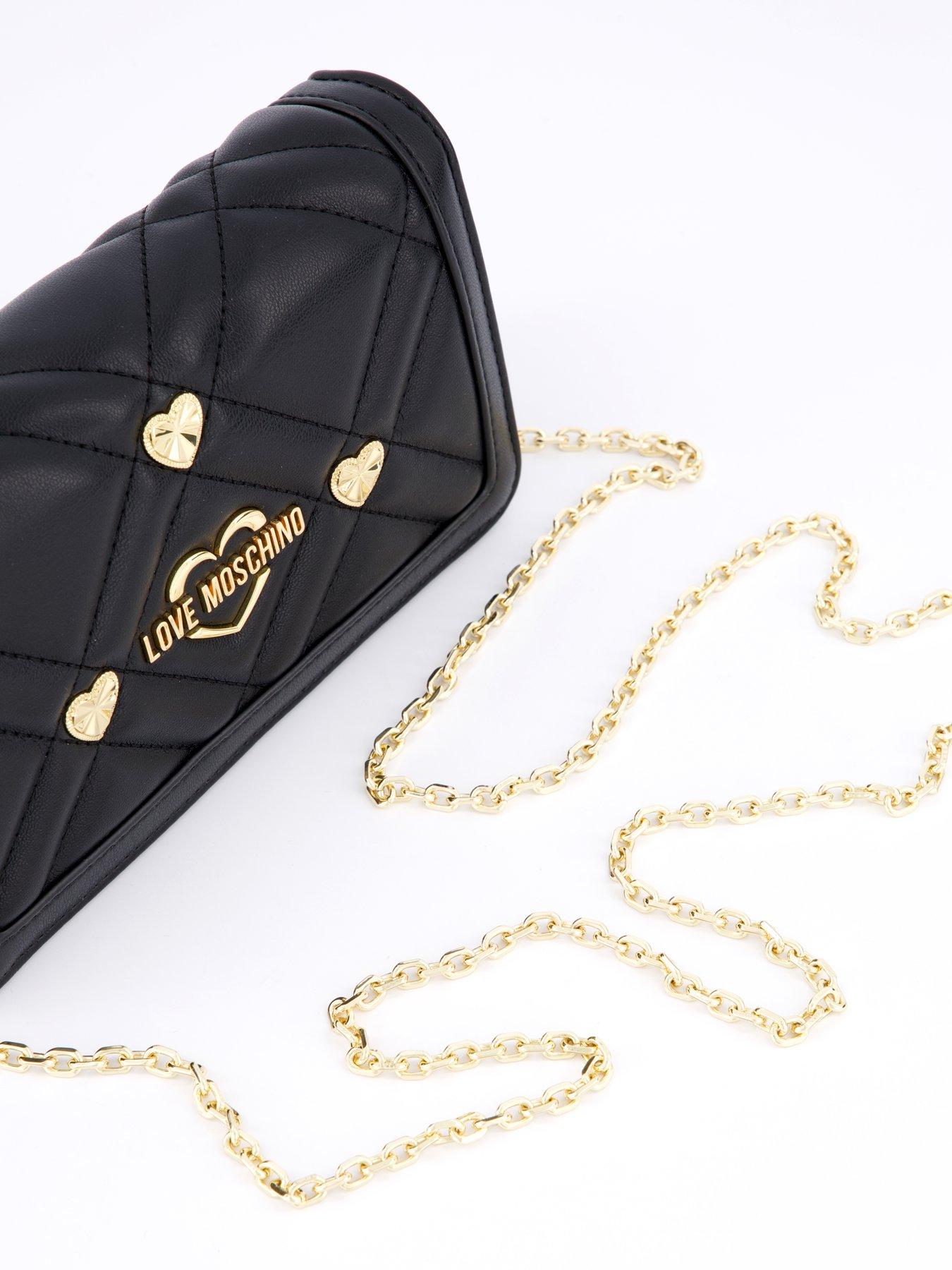  image of love-moschino-quilted-chain-studded-purse