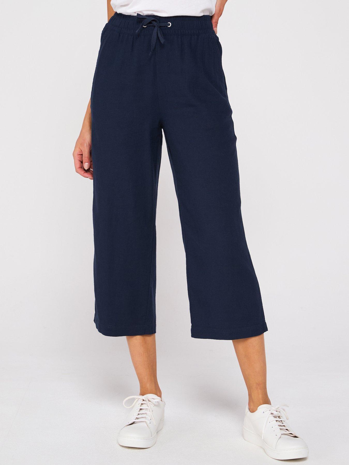everyday-cropped-linen-blend-trousers-navy