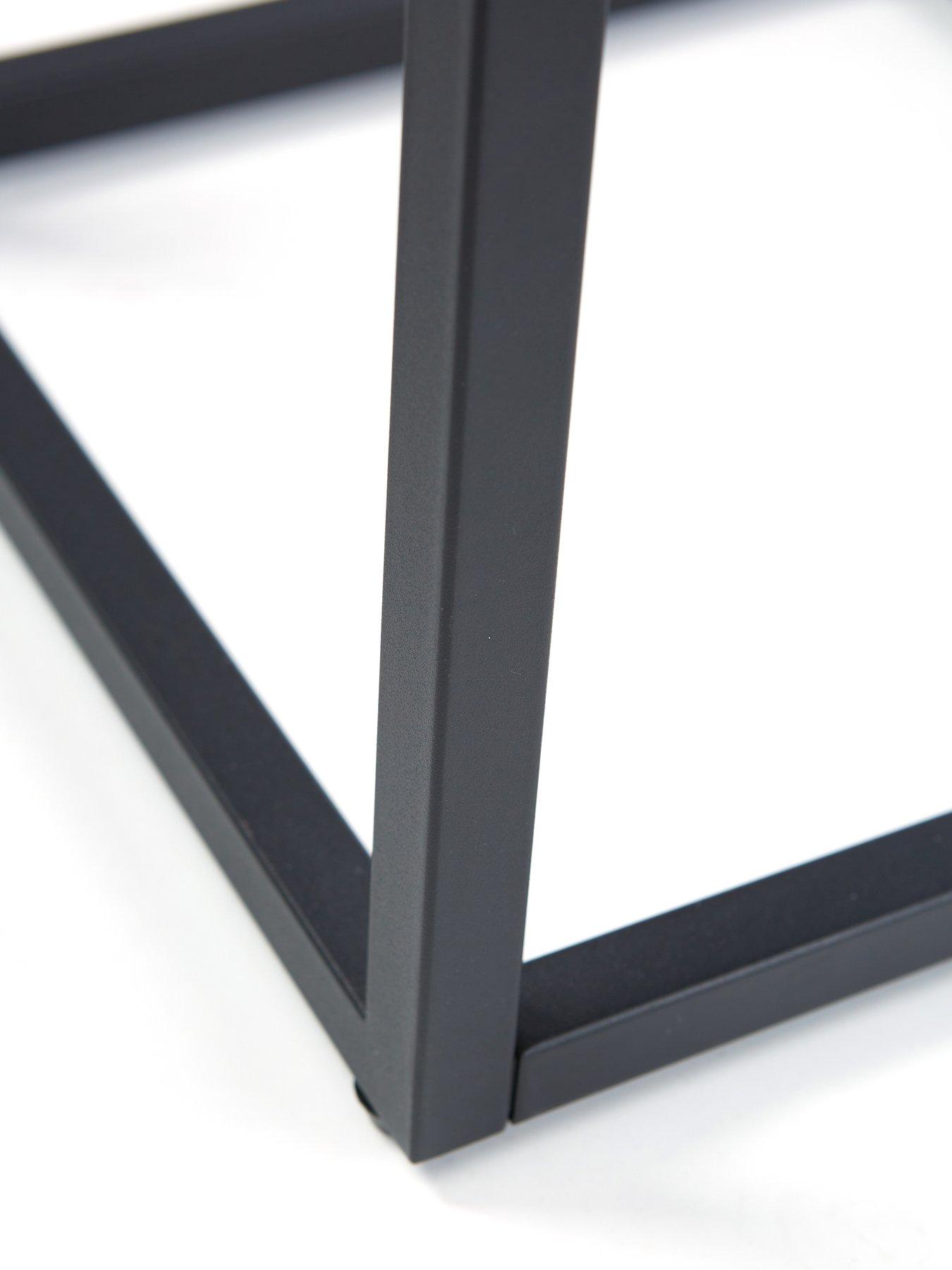 Image 7 of 7 of The Very Collection Harlem Square Nest of 2&nbsp;Tables - Mid Oak&nbsp;-&nbsp;FSC&reg; Certified