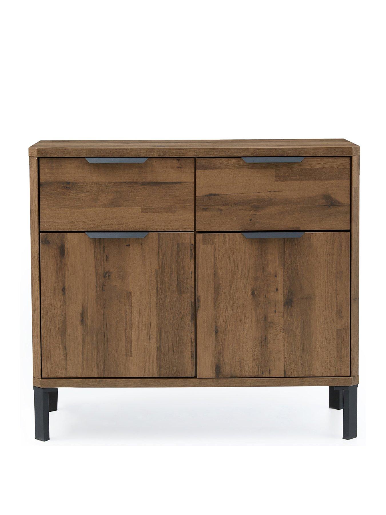  image of very-home-harlem-compact-sideboard-mid-oak-fscreg-certified